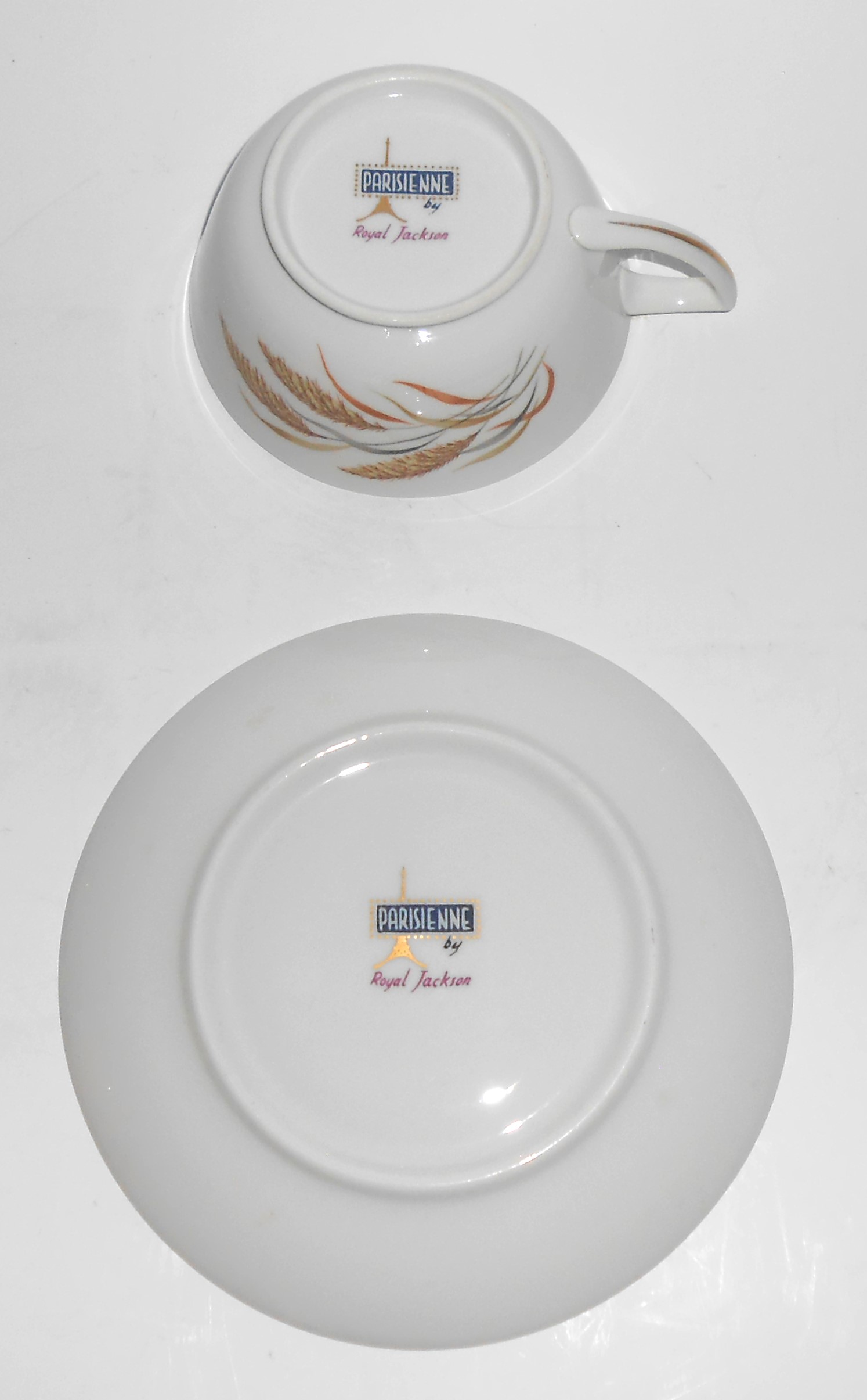 Royal Jackson Porcelain China Angelus w/Gold Cup & Sau