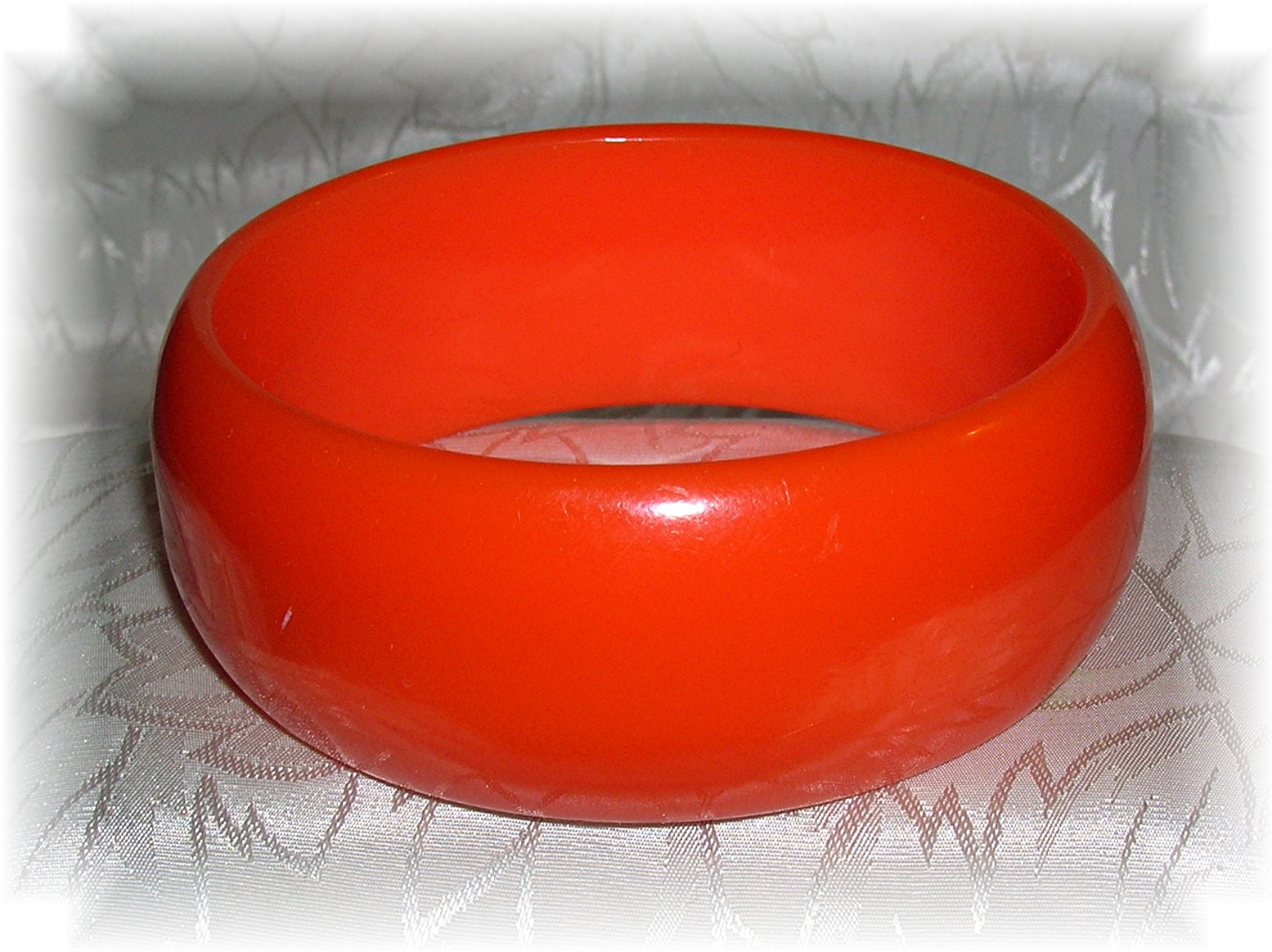 Bakelite Bangle  Bracelet Tangerine