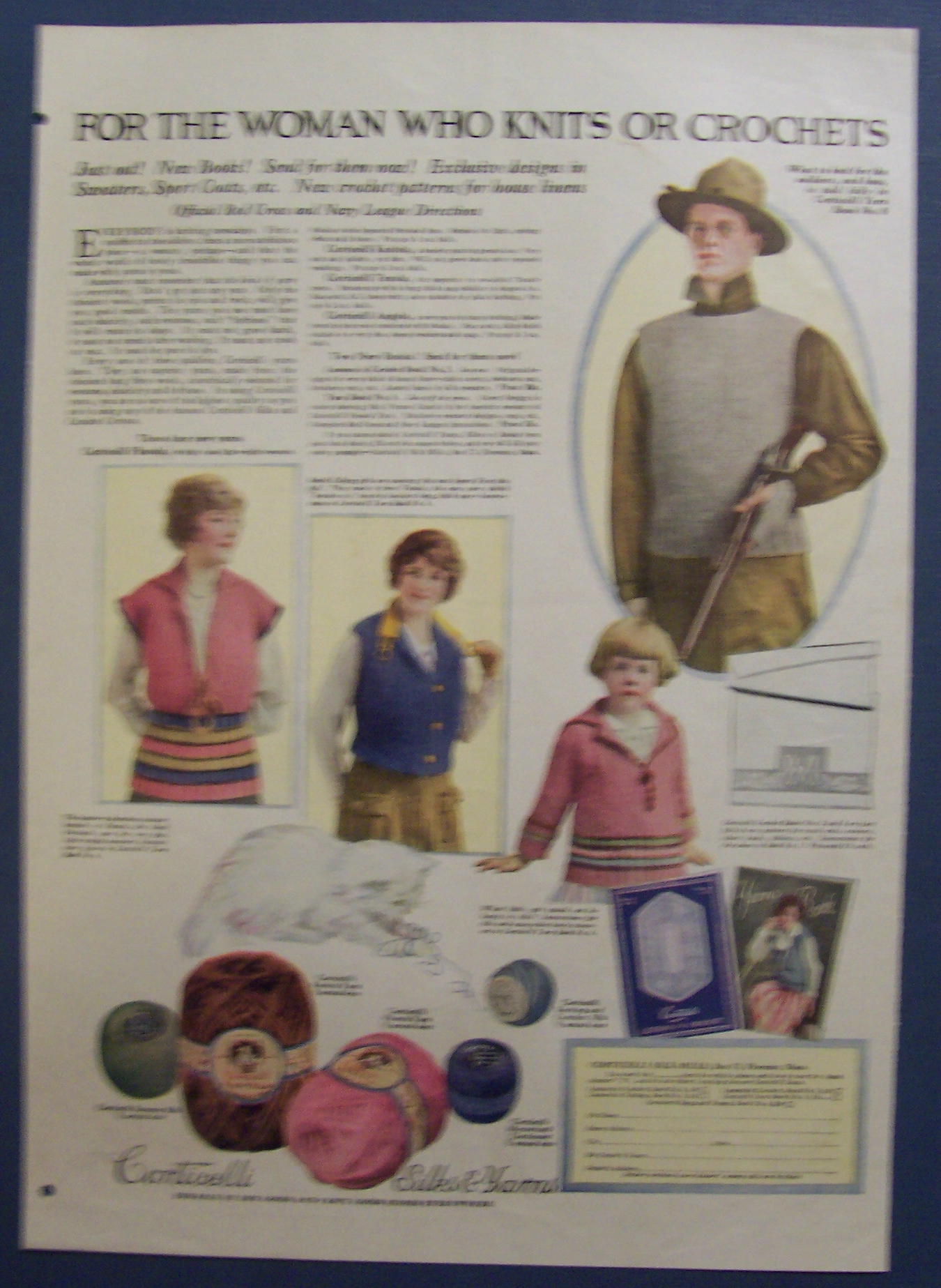 1917  Corticelli  Silks  &  Yarn