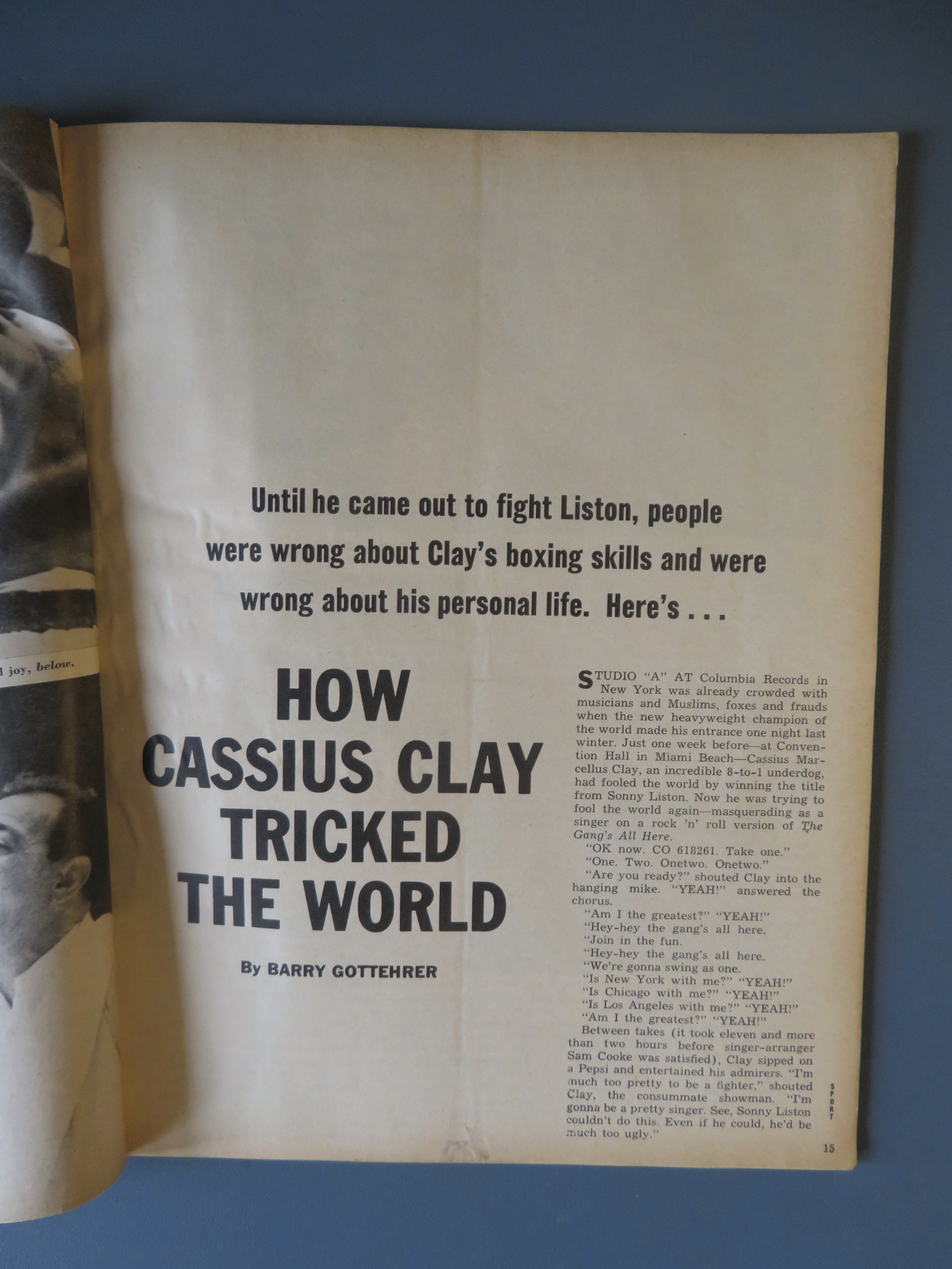 Sport Magazine June 1964 Cassius Clay & Dick Stuart