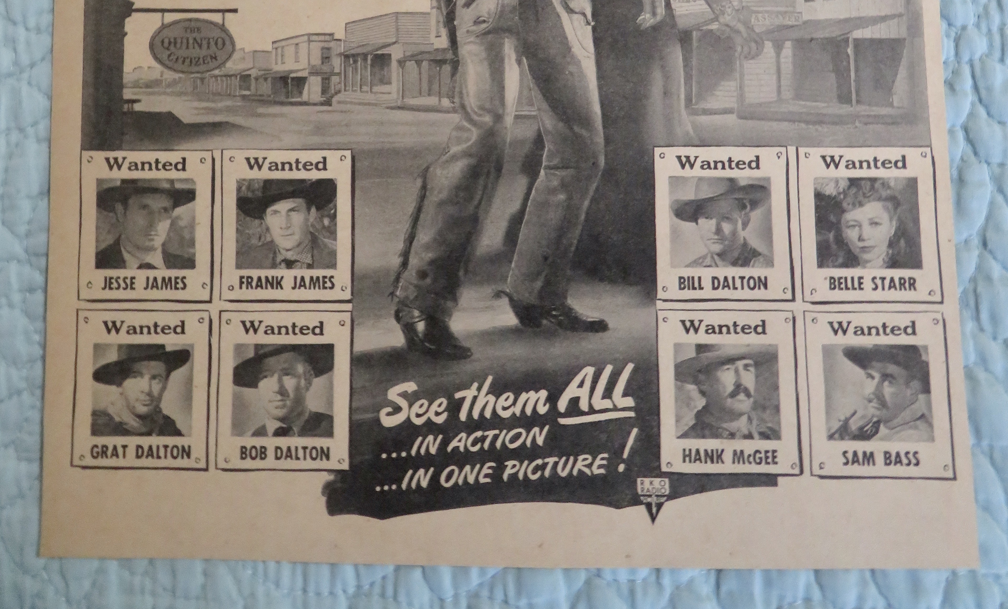 1946 Badman's Territory with Randolph Scott