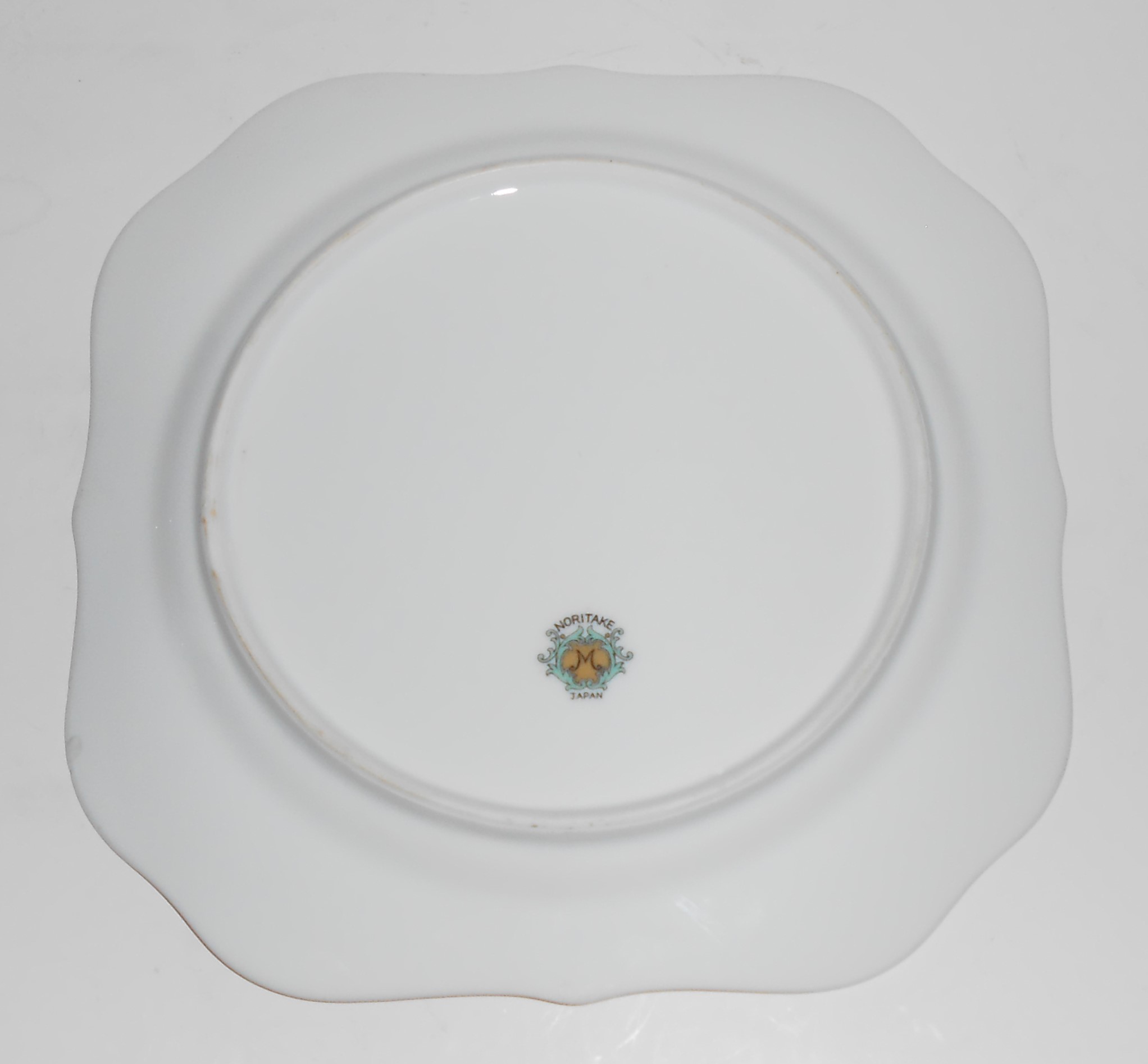 Noritake Porcelain China Floral w/Gold Trim Yellow Body