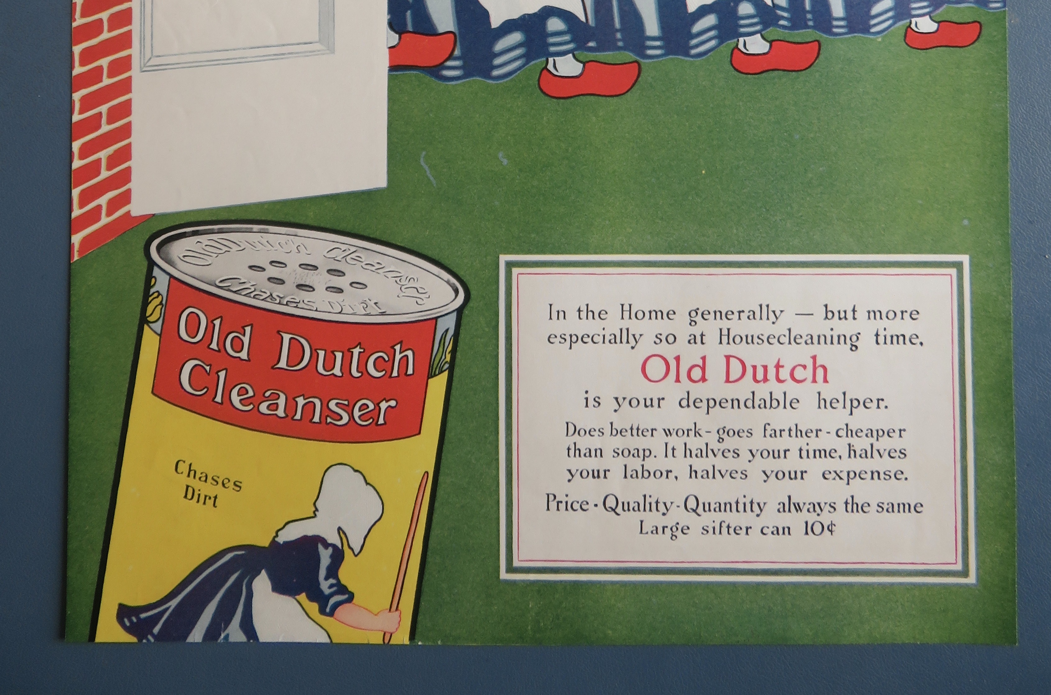 1918 Old Dutch Cleanser with Housecleaning Help