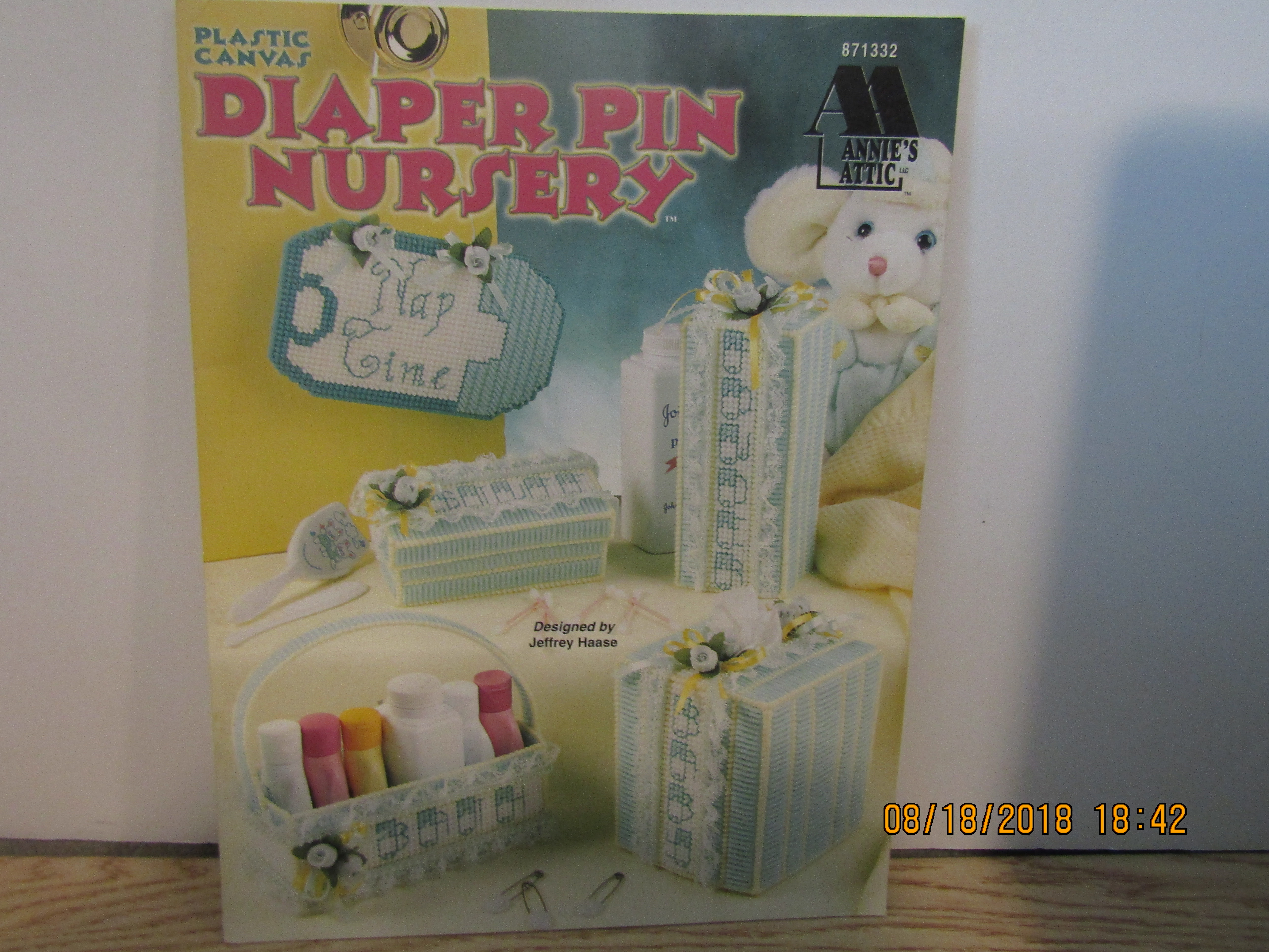Annie's Attic Plastic Canvas Diaper Pin Nursery #871332