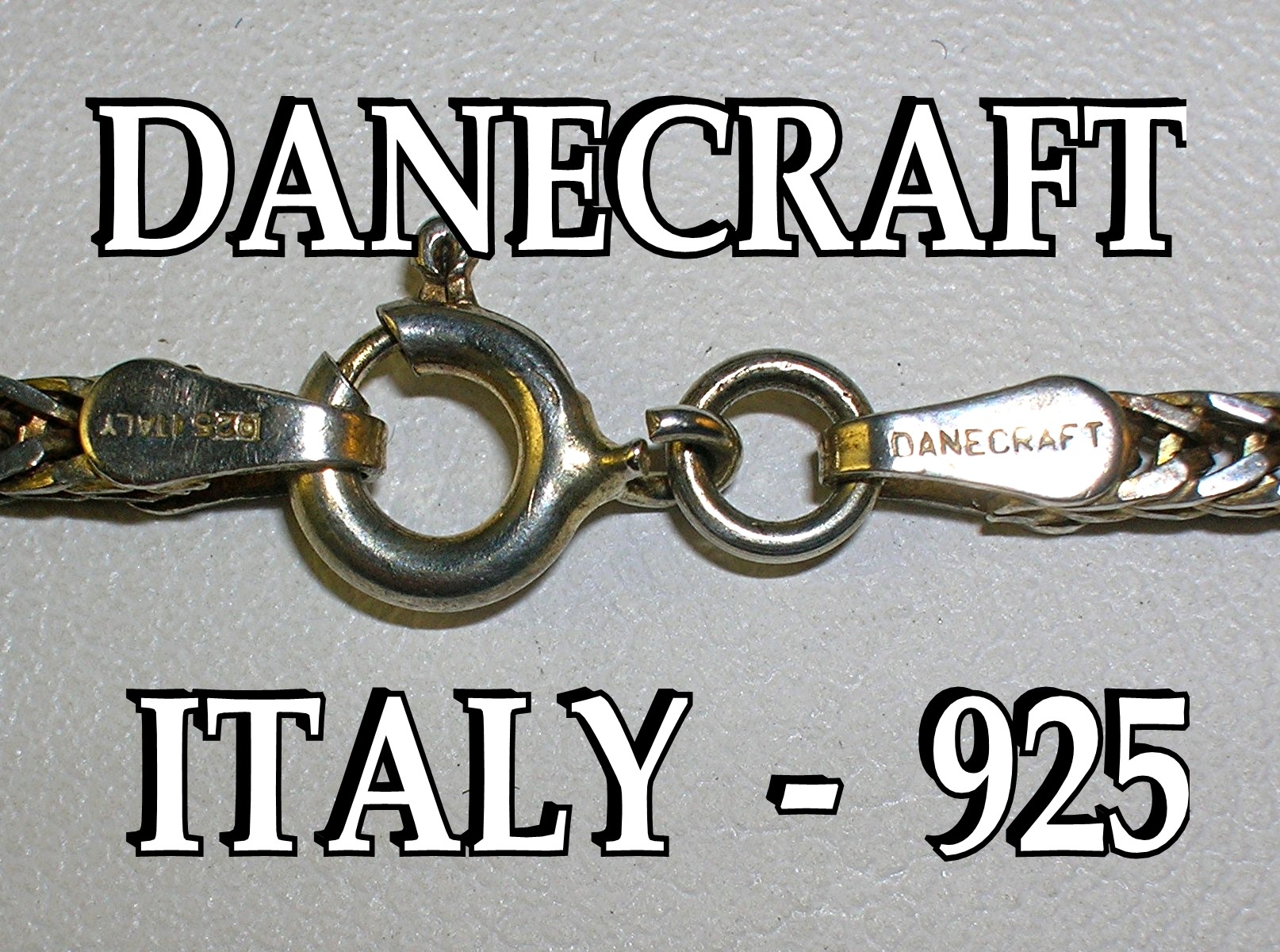 Danecrft  Sterling Silver Chain with Buffalo