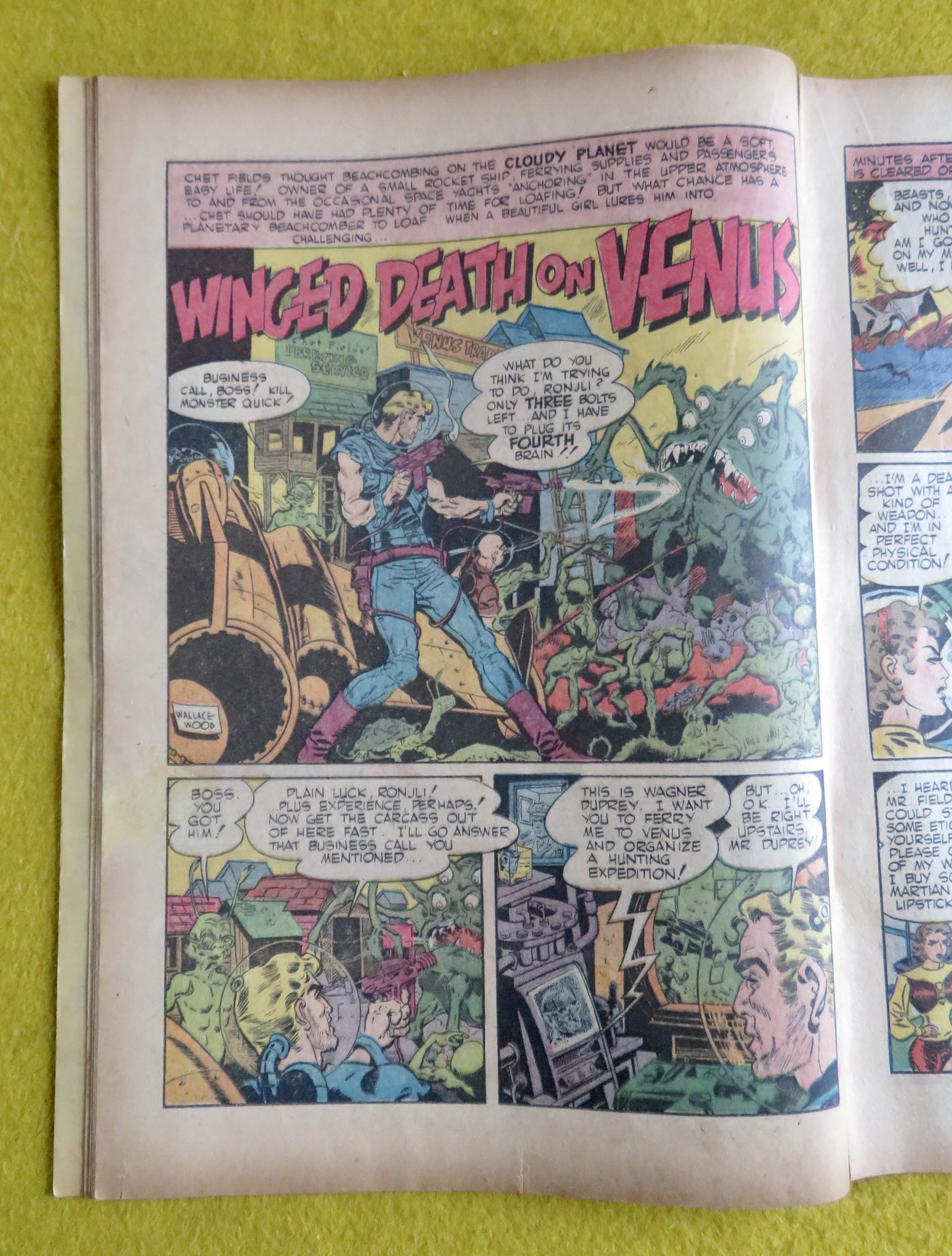 Amazing Adventures Comic 1951 The Asteroid Witch