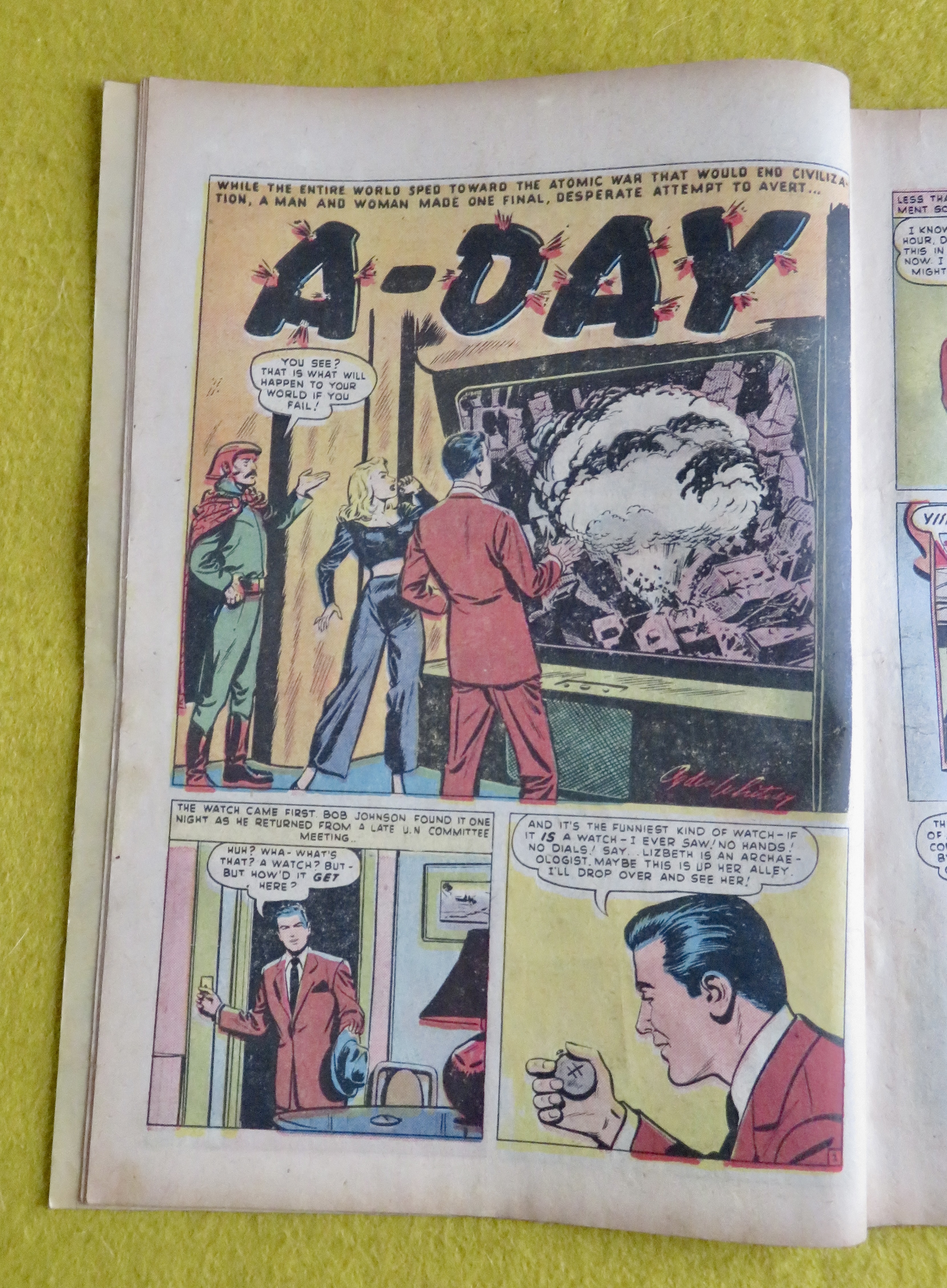 Amazing Adventures Comic 1951 The Asteroid Witch