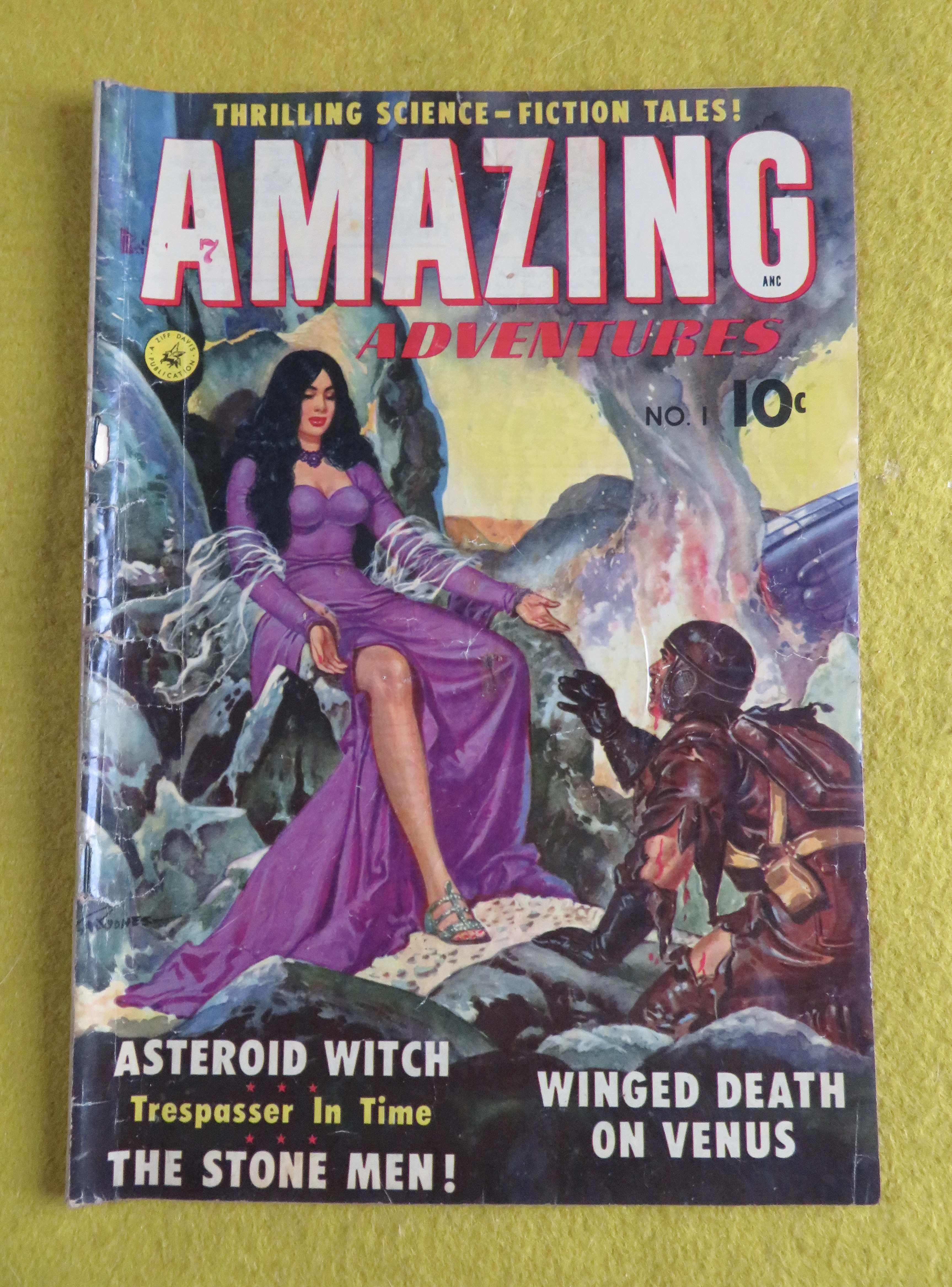 Amazing Adventures Comic 1951 The Asteroid Witch
