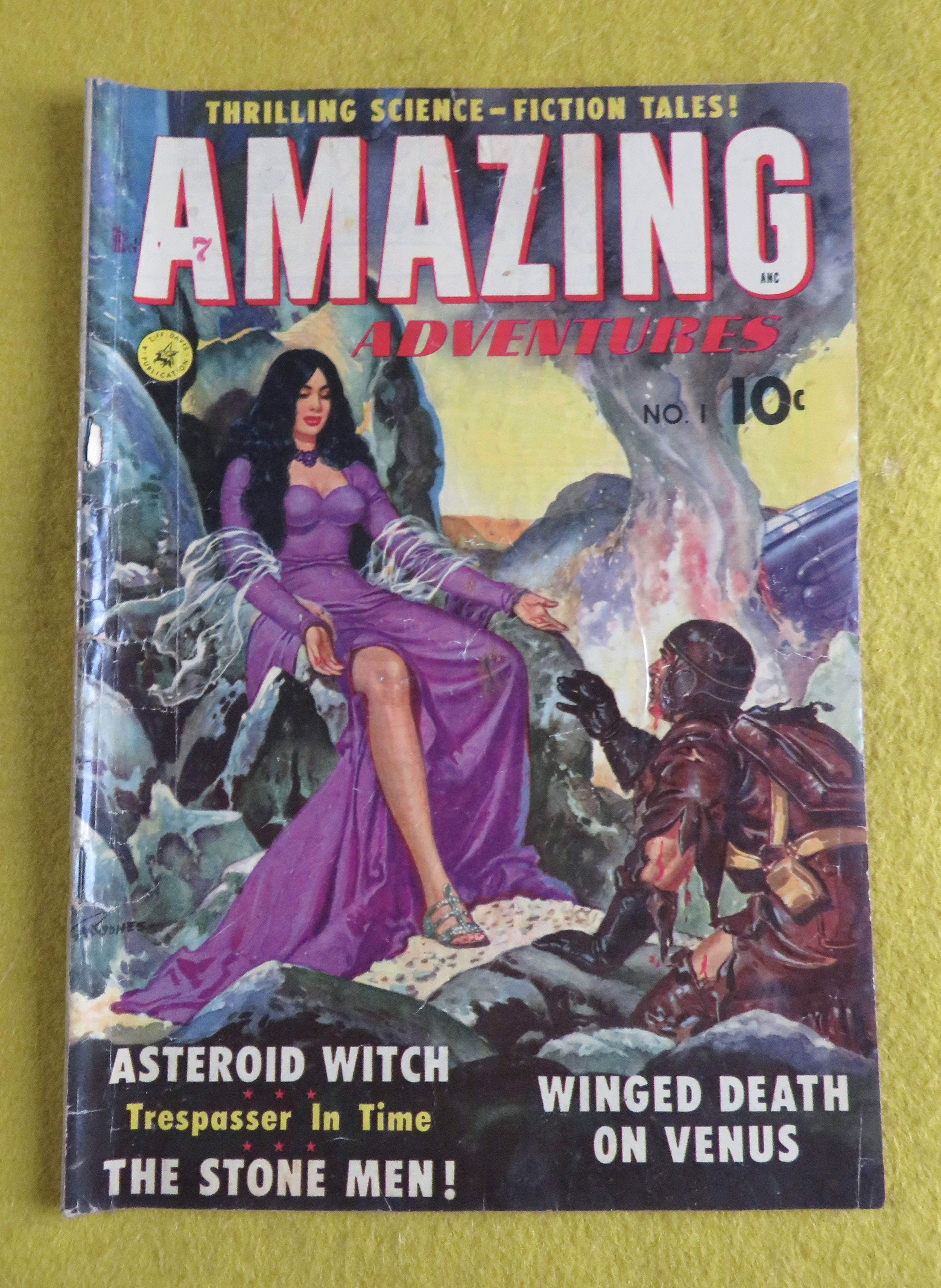 Amazing Adventures Comic 1951 The Asteroid Witch