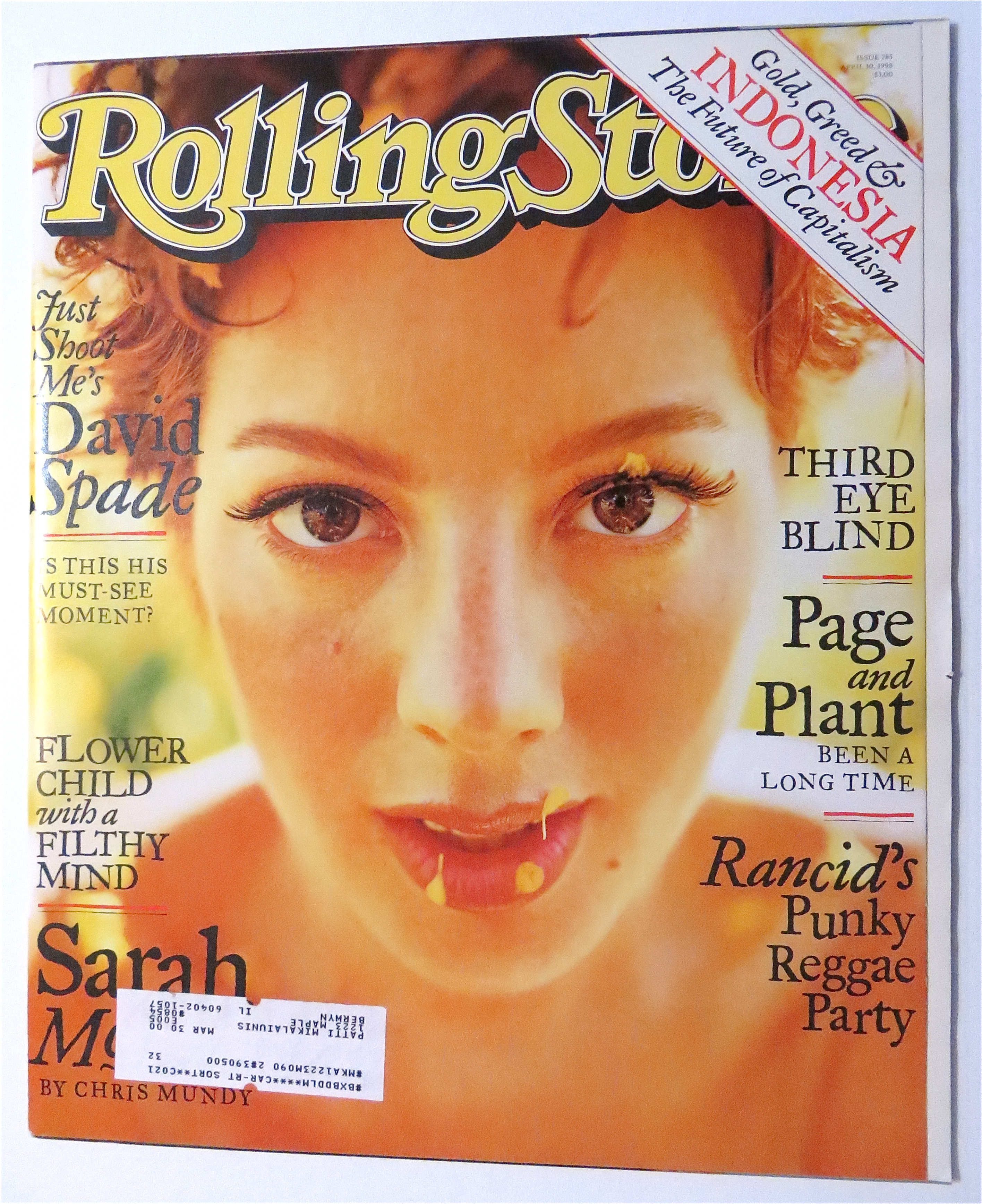 Rolling Stone April 30, 1998 Sarah McLachlan
