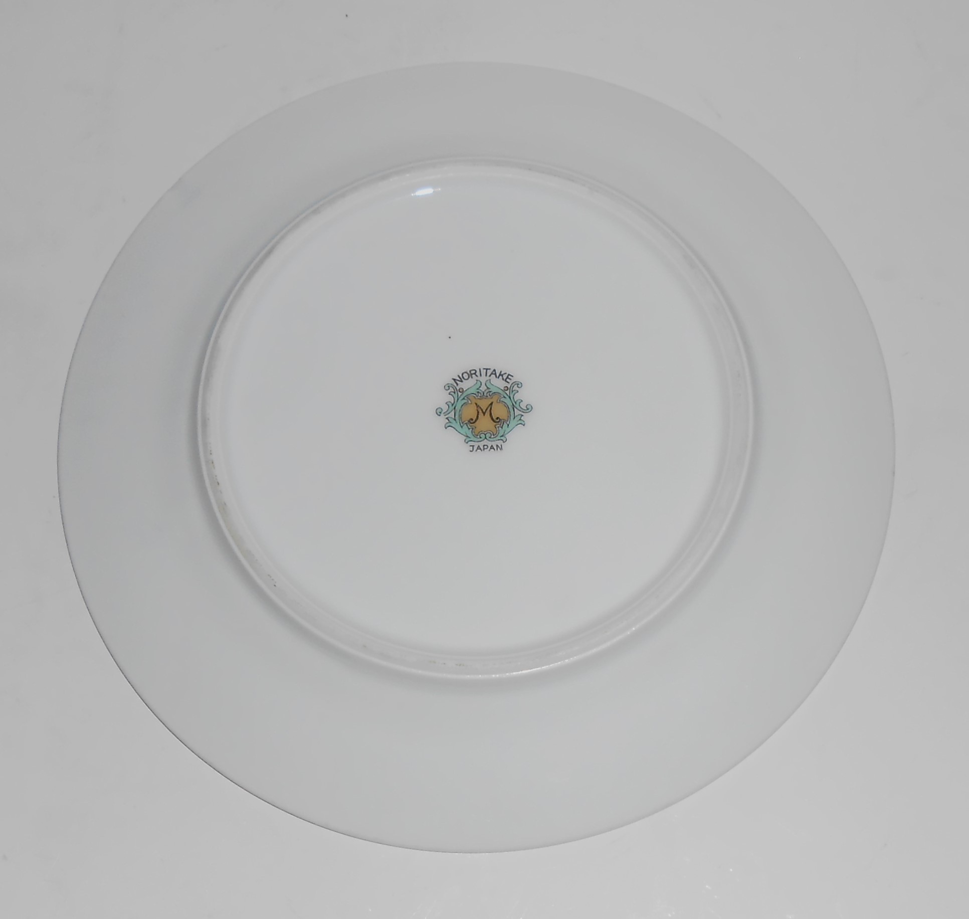 Noritake Porcelain China Floral w/Gold Trim Yellow Body