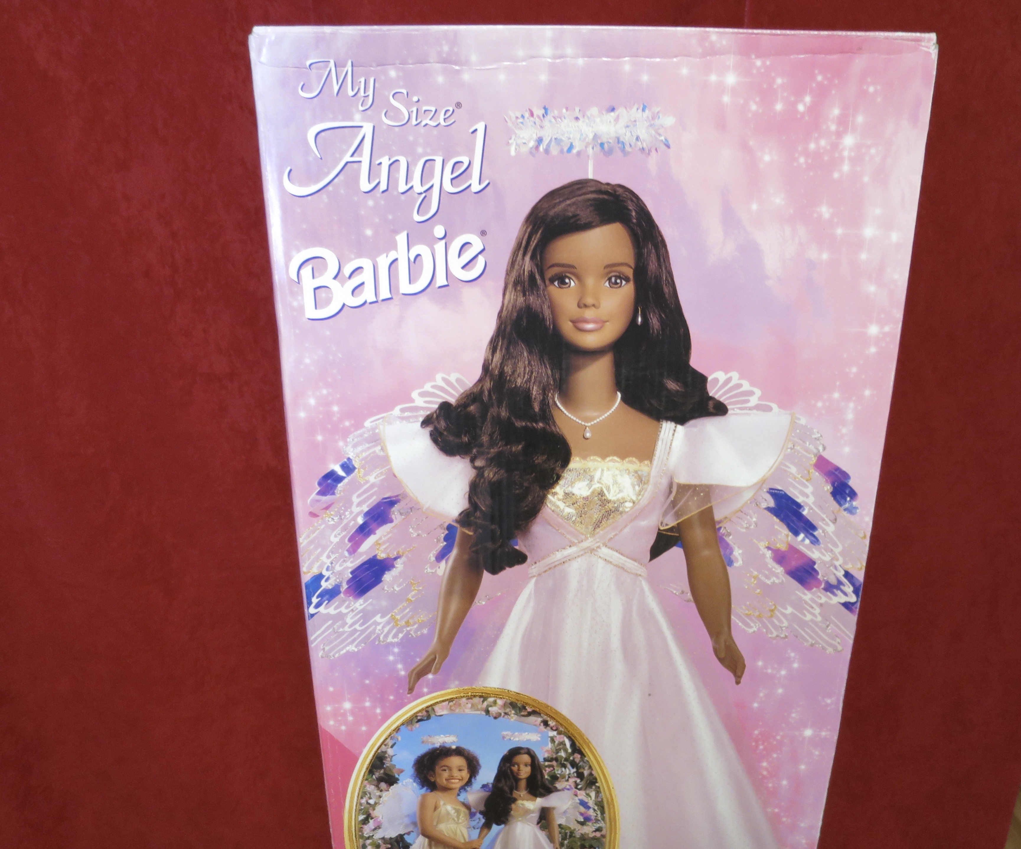 My Size Angel Barbie African American 36 inches tall Mattel 1998