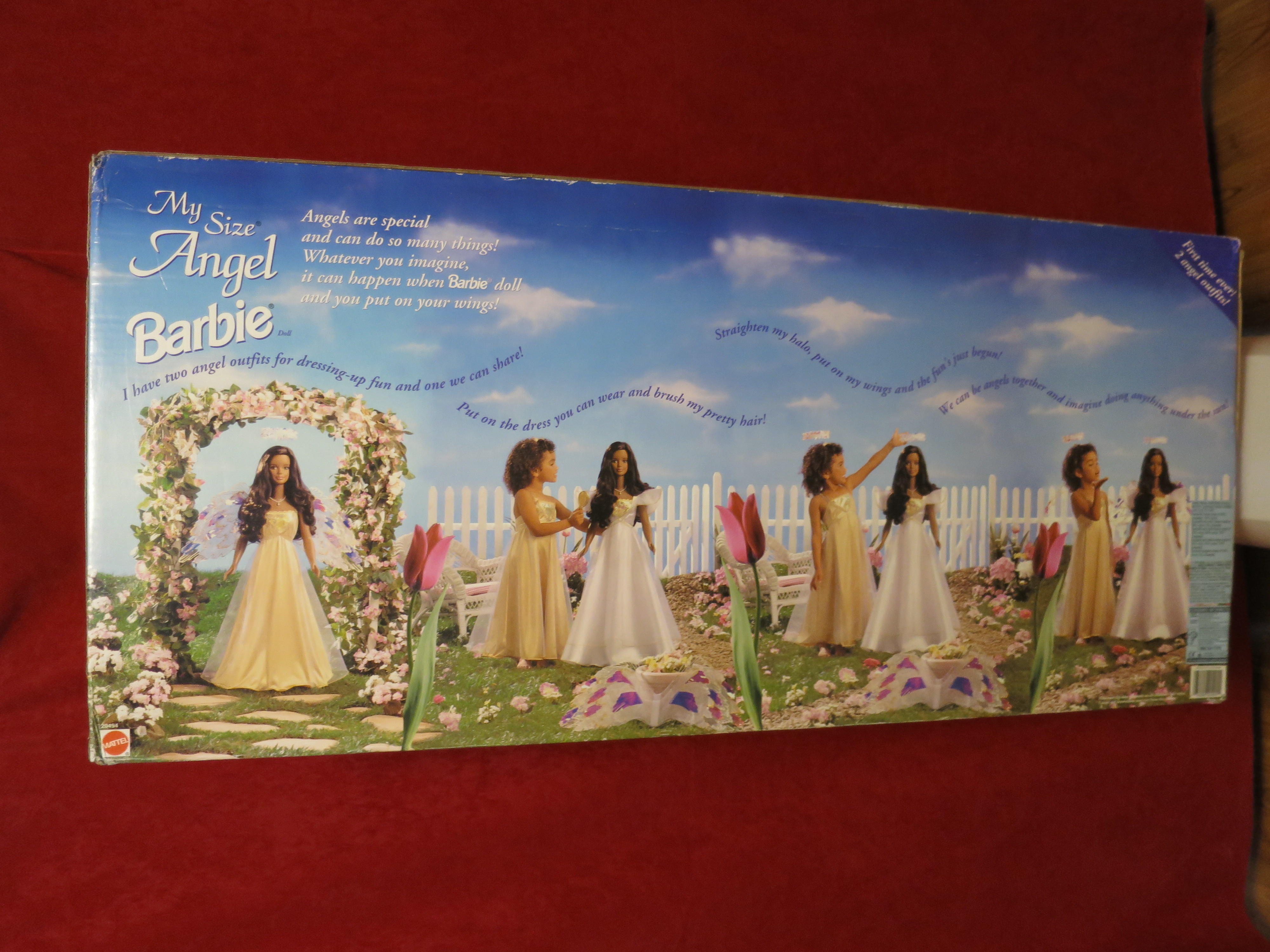 My Size Angel Barbie African American 36 inches tall Mattel 1998