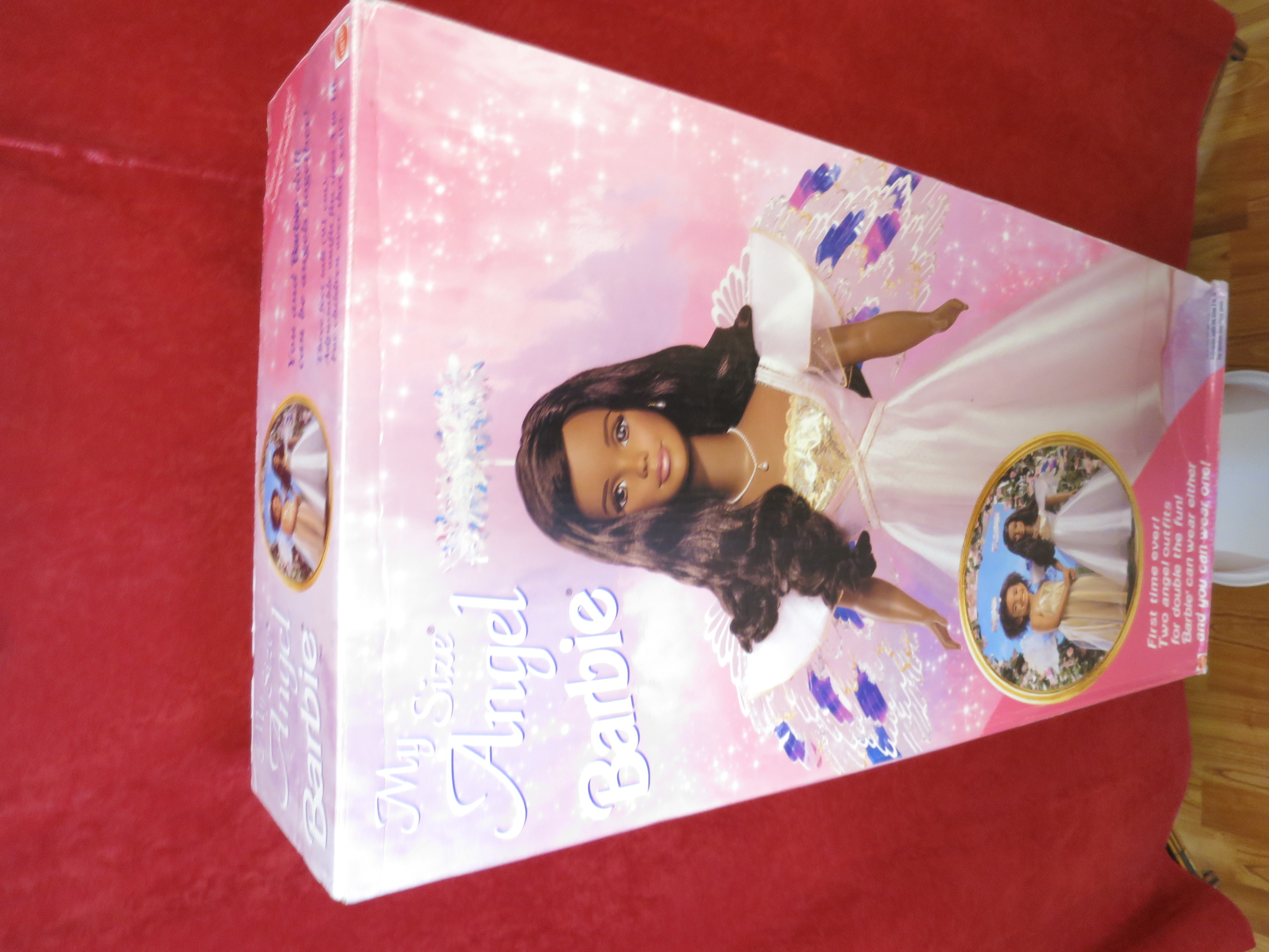 My Size Angel Barbie African American 36 inches tall Mattel 1998