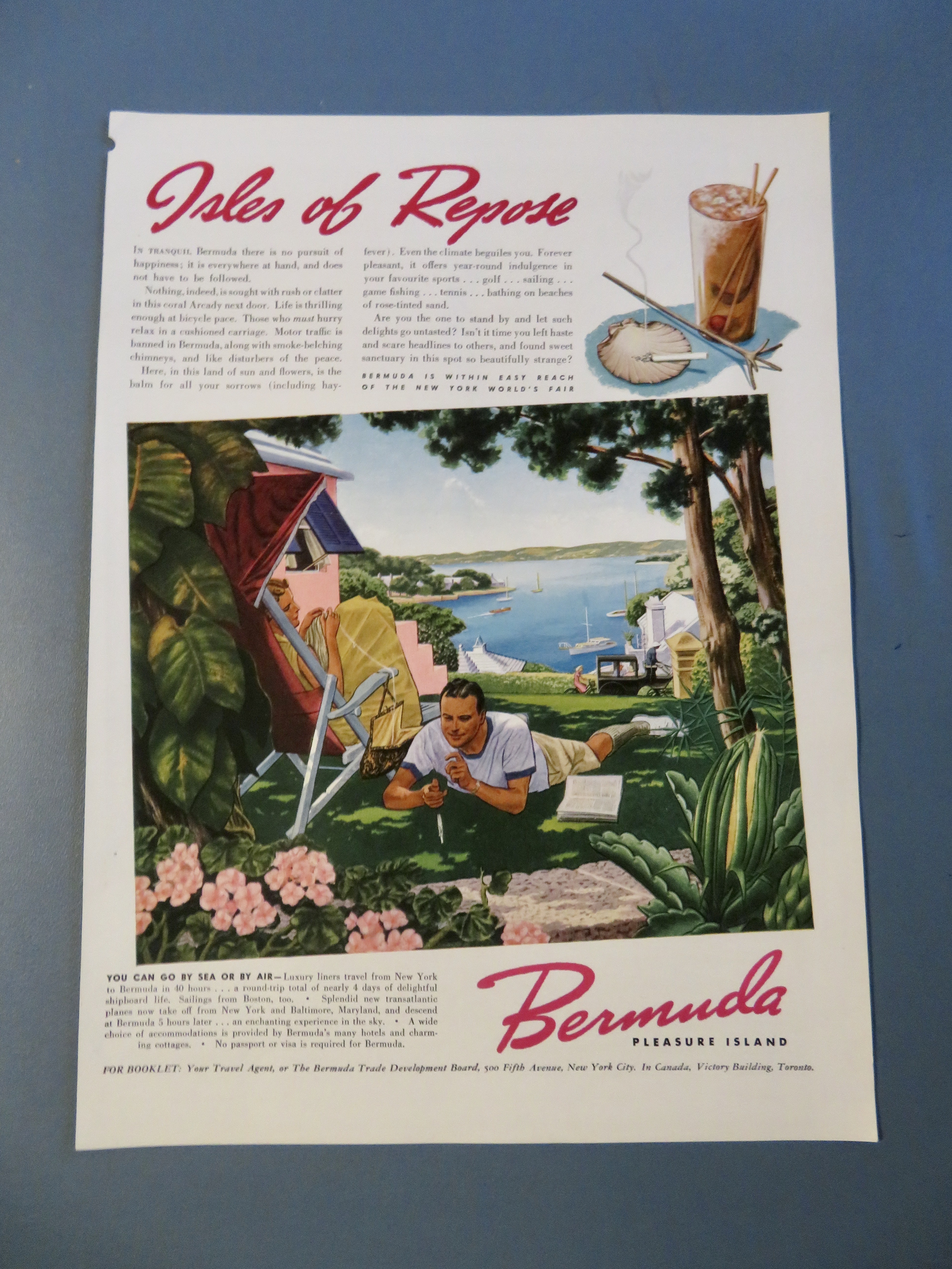 1939 Bermuda with Isles Of Repose
