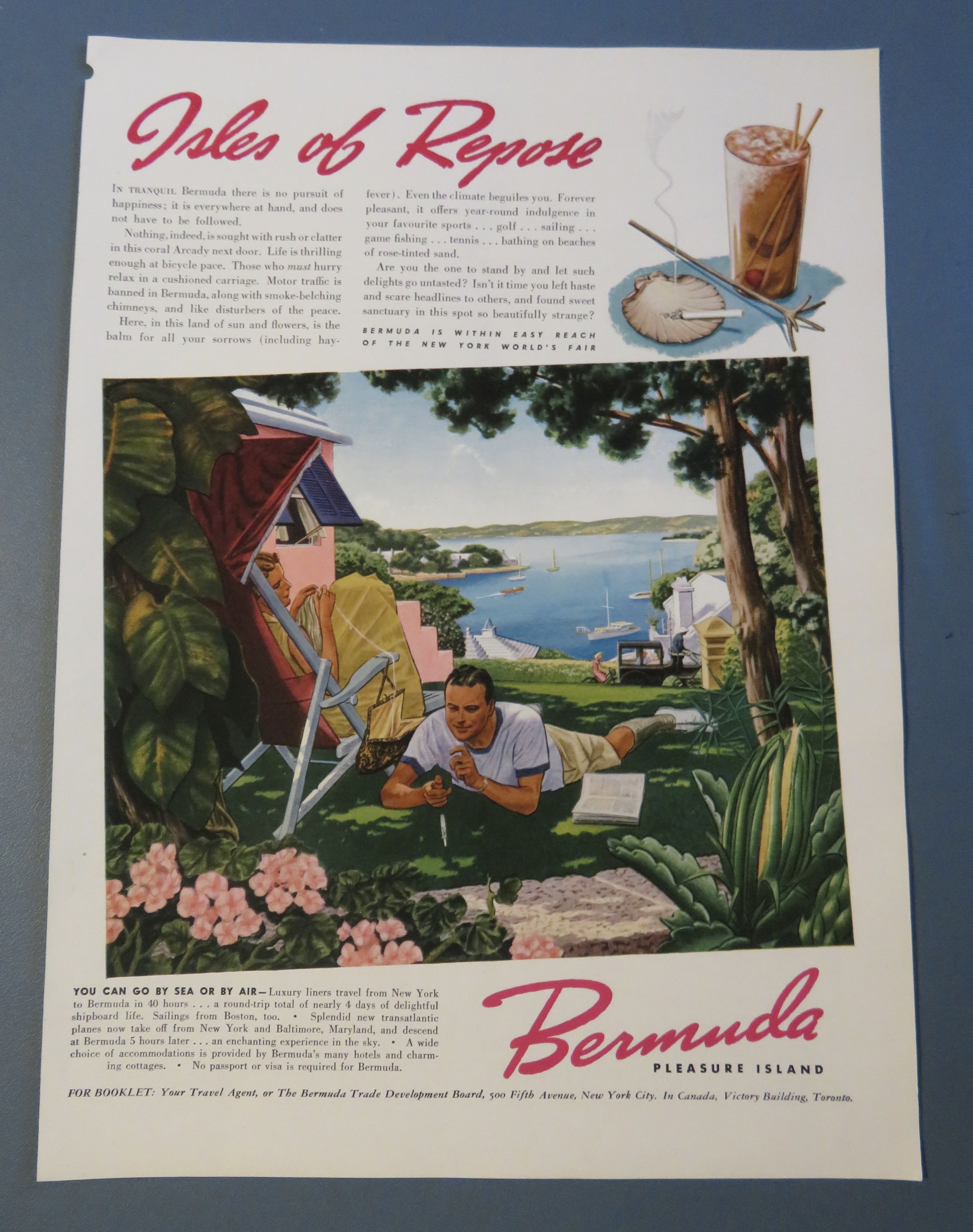 1939 Bermuda with Isles Of Repose