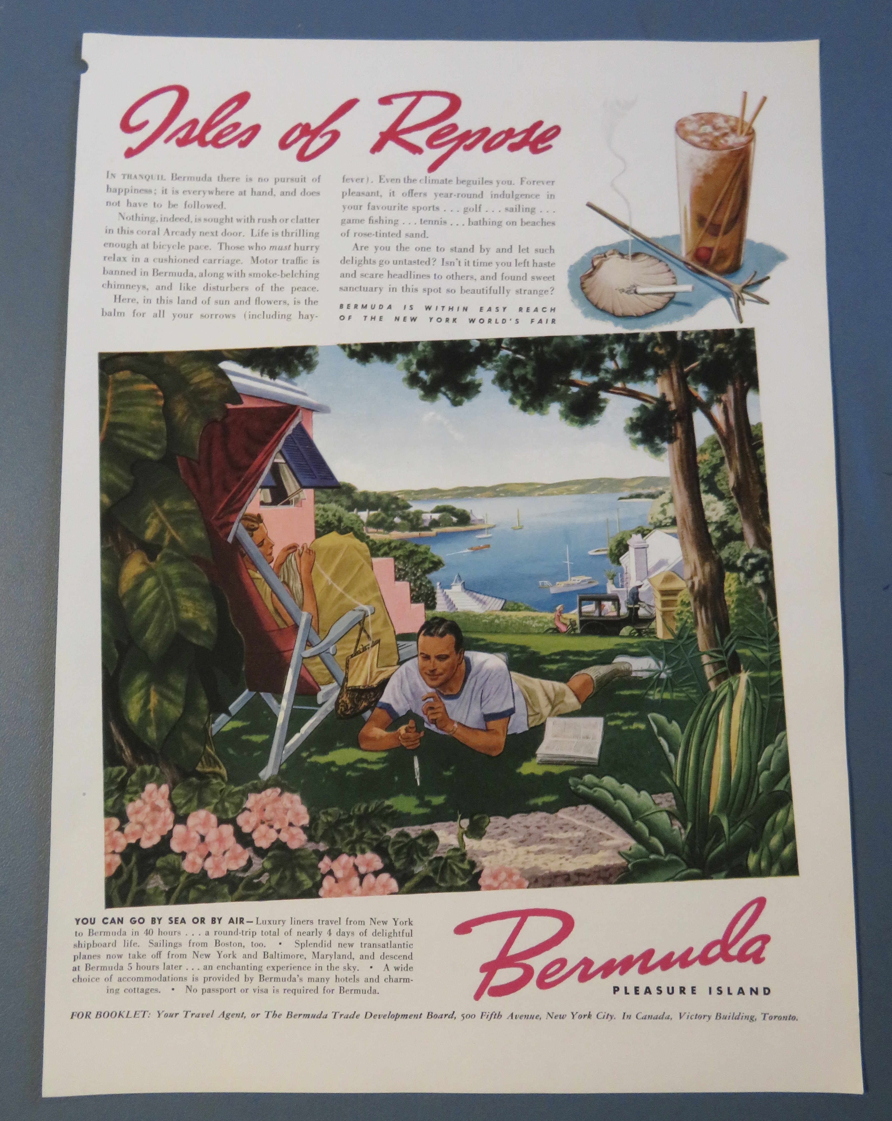 1939 Bermuda with Isles Of Repose