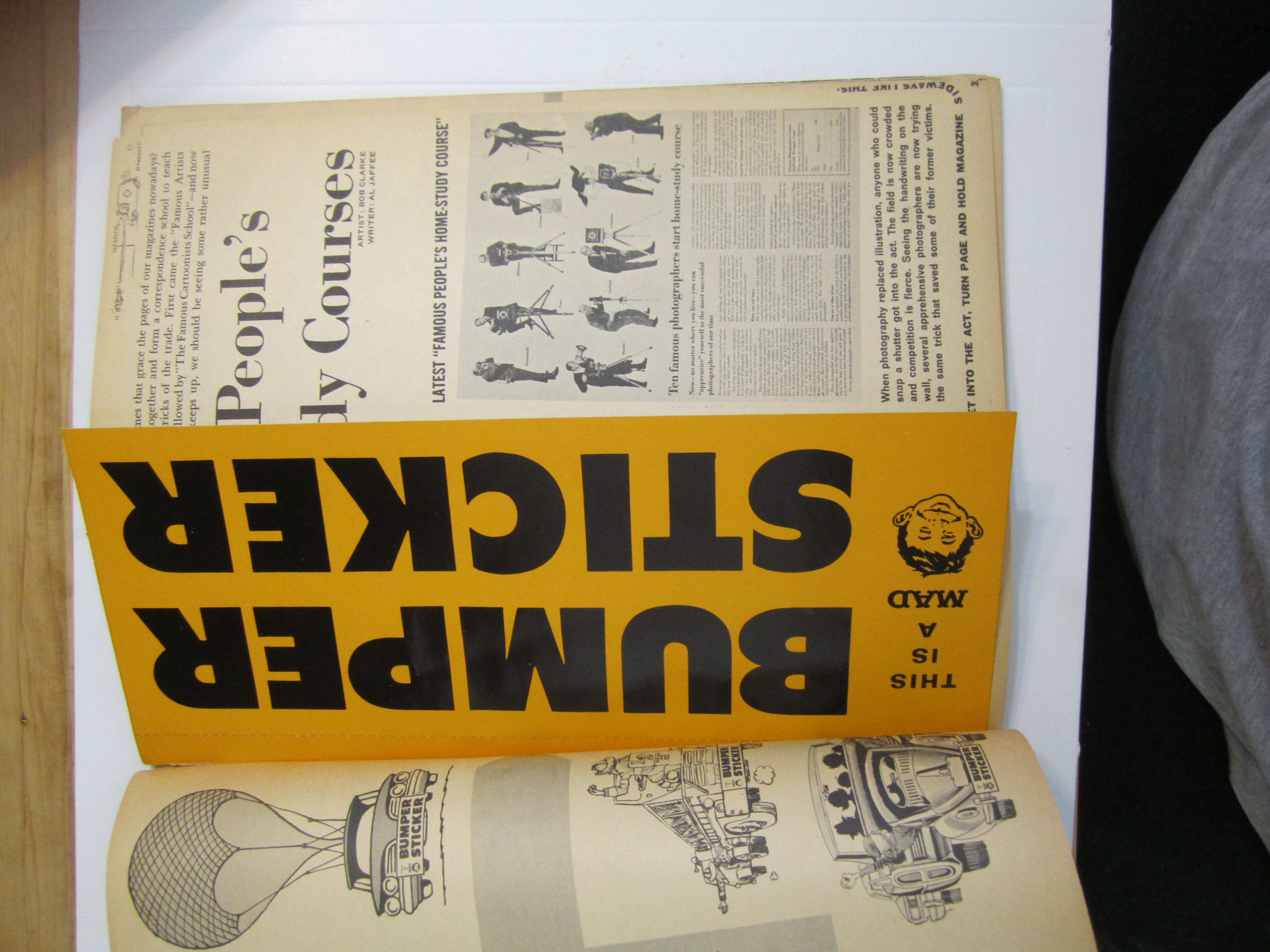 Mad Magazine 1967 Mad Bumper Sticker