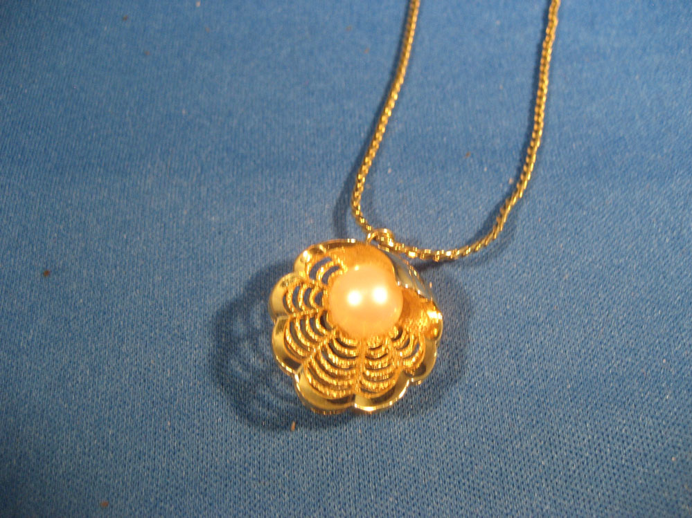 Shell and Pearl Necklace