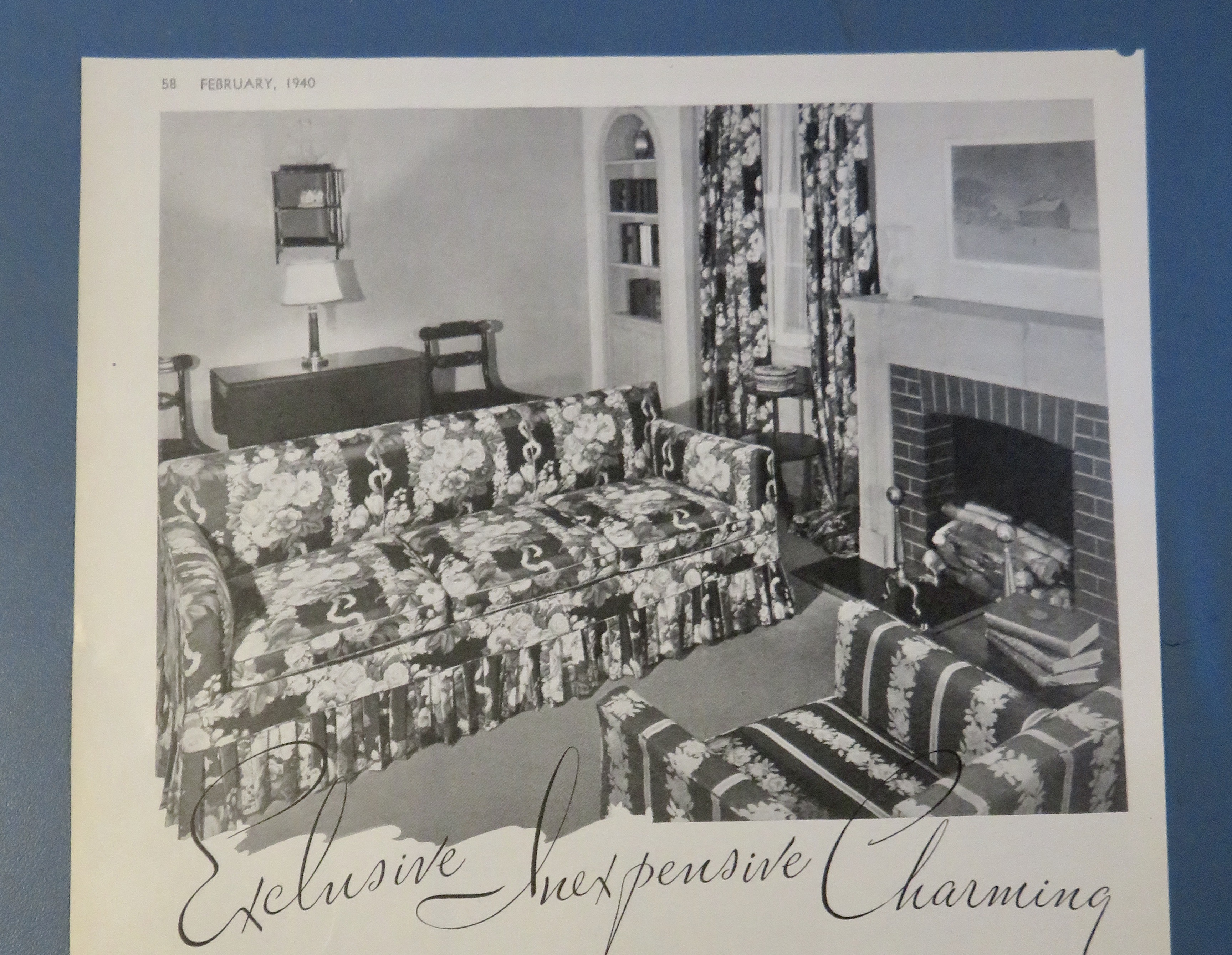 1940 Desley Fabrics with Chelsea Special Furniture