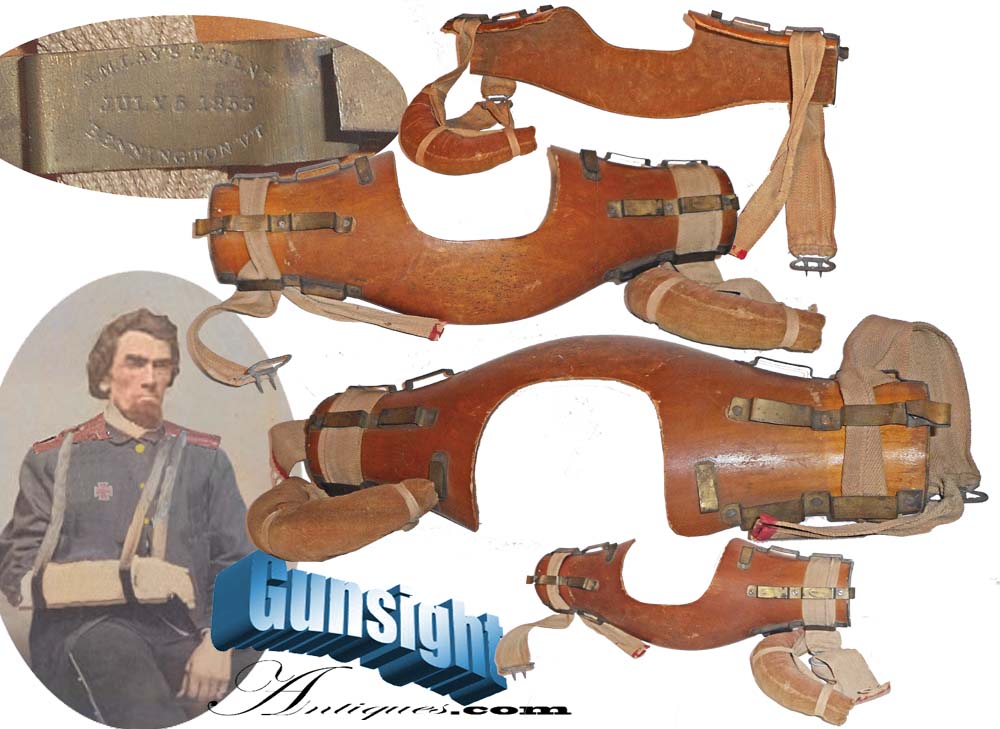 Rare! Pat, 1853 Day’s CLAVICAL SPLINT