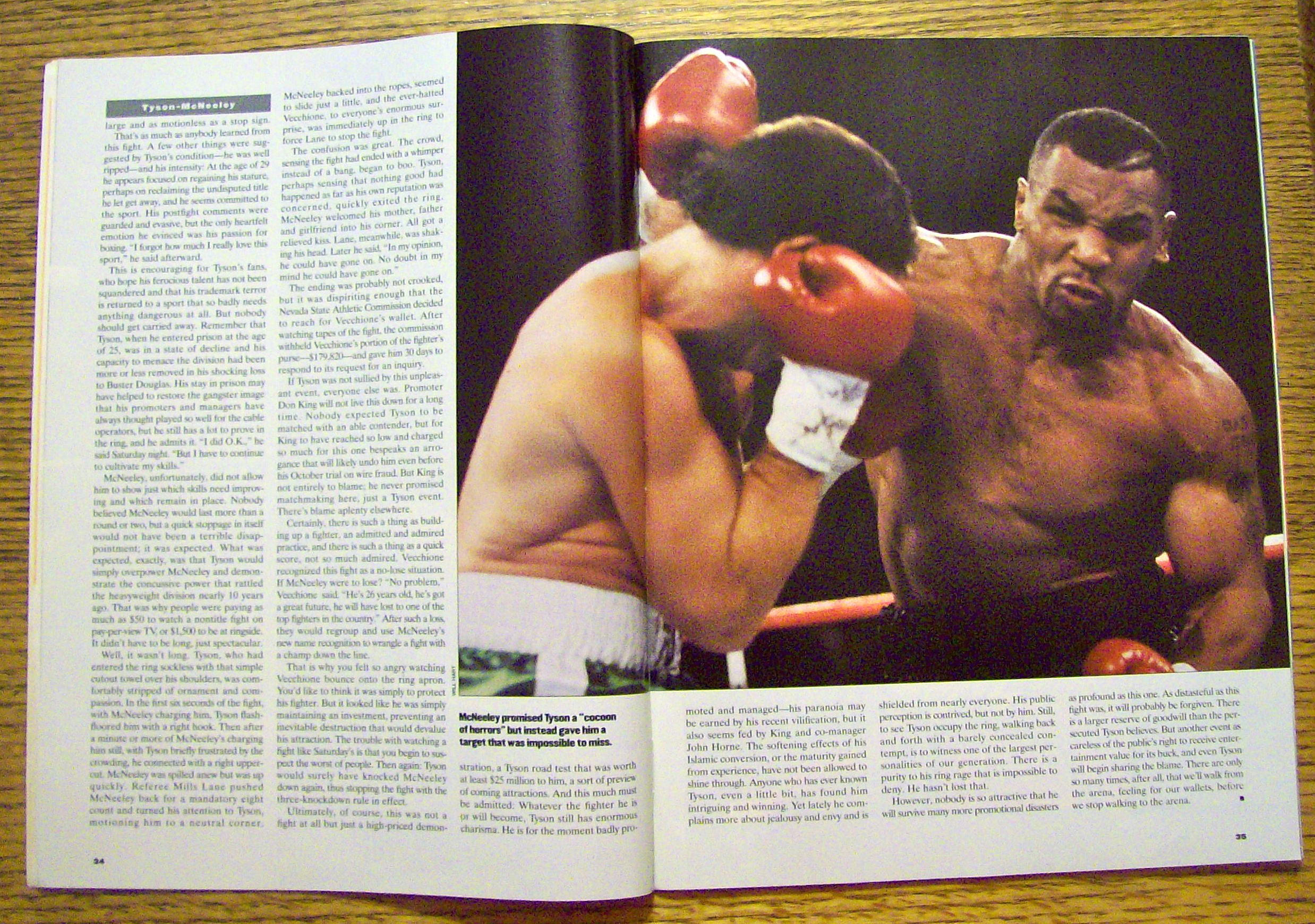 Sports Illustrated Magazine August 28, 1995 K Johnson
