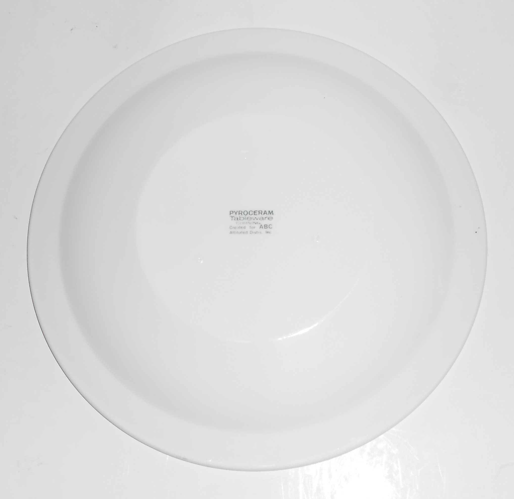Corning China MCM Proceram Rust Diamond Dots Bread Pla