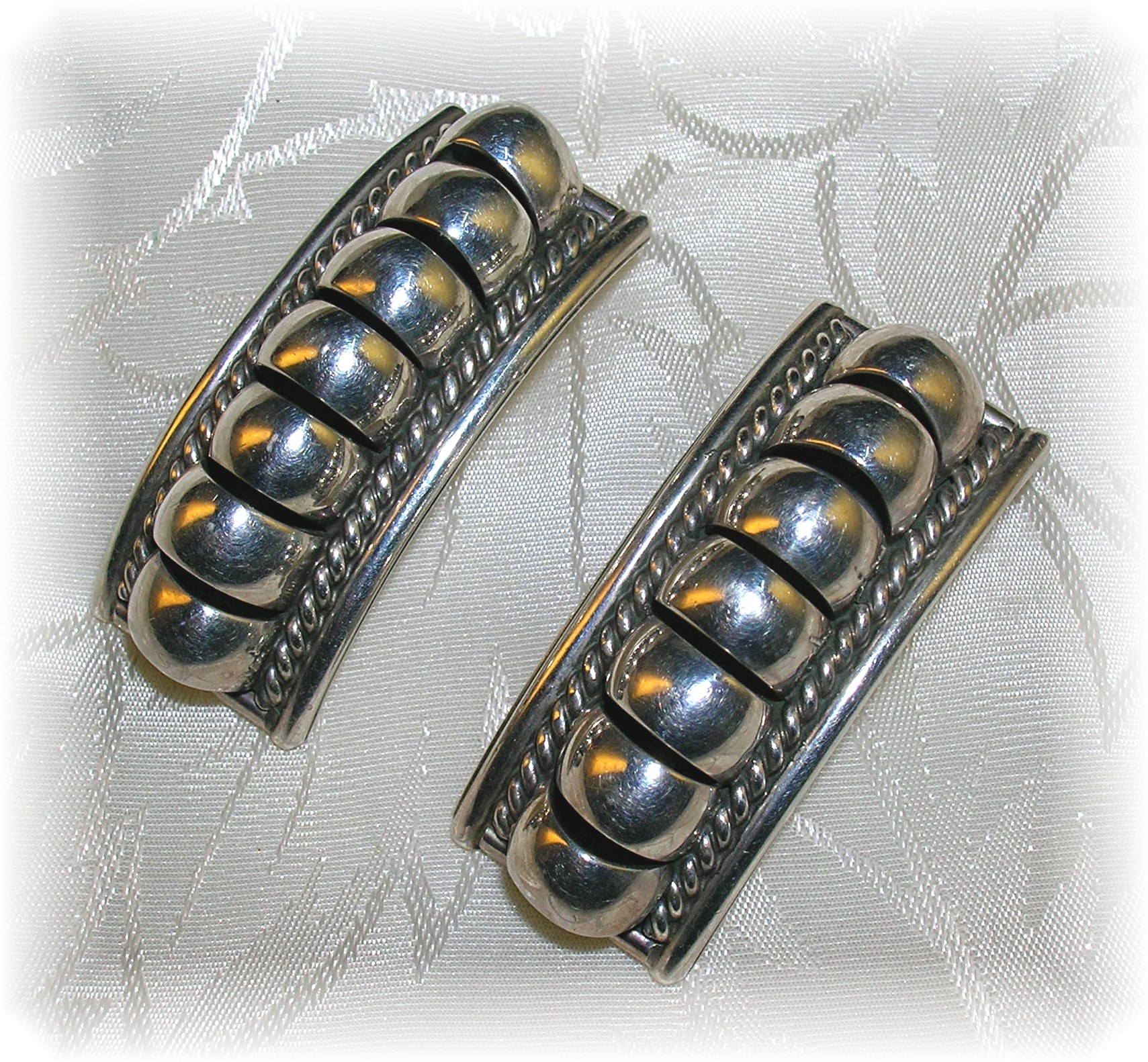 Sterling Silver Signed P A Post Earrings