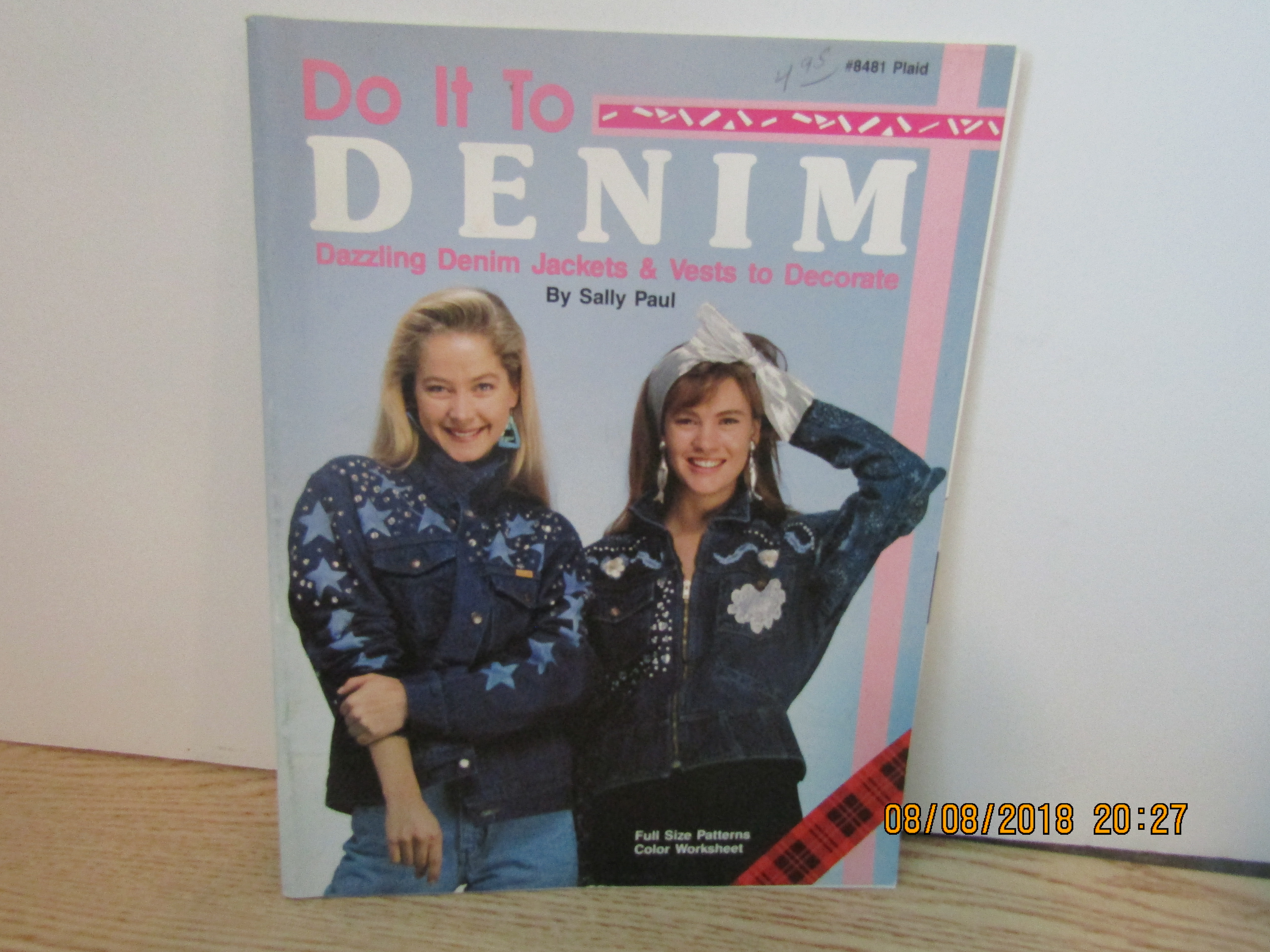 Plaid Craft Book Do It To Denim  #8481