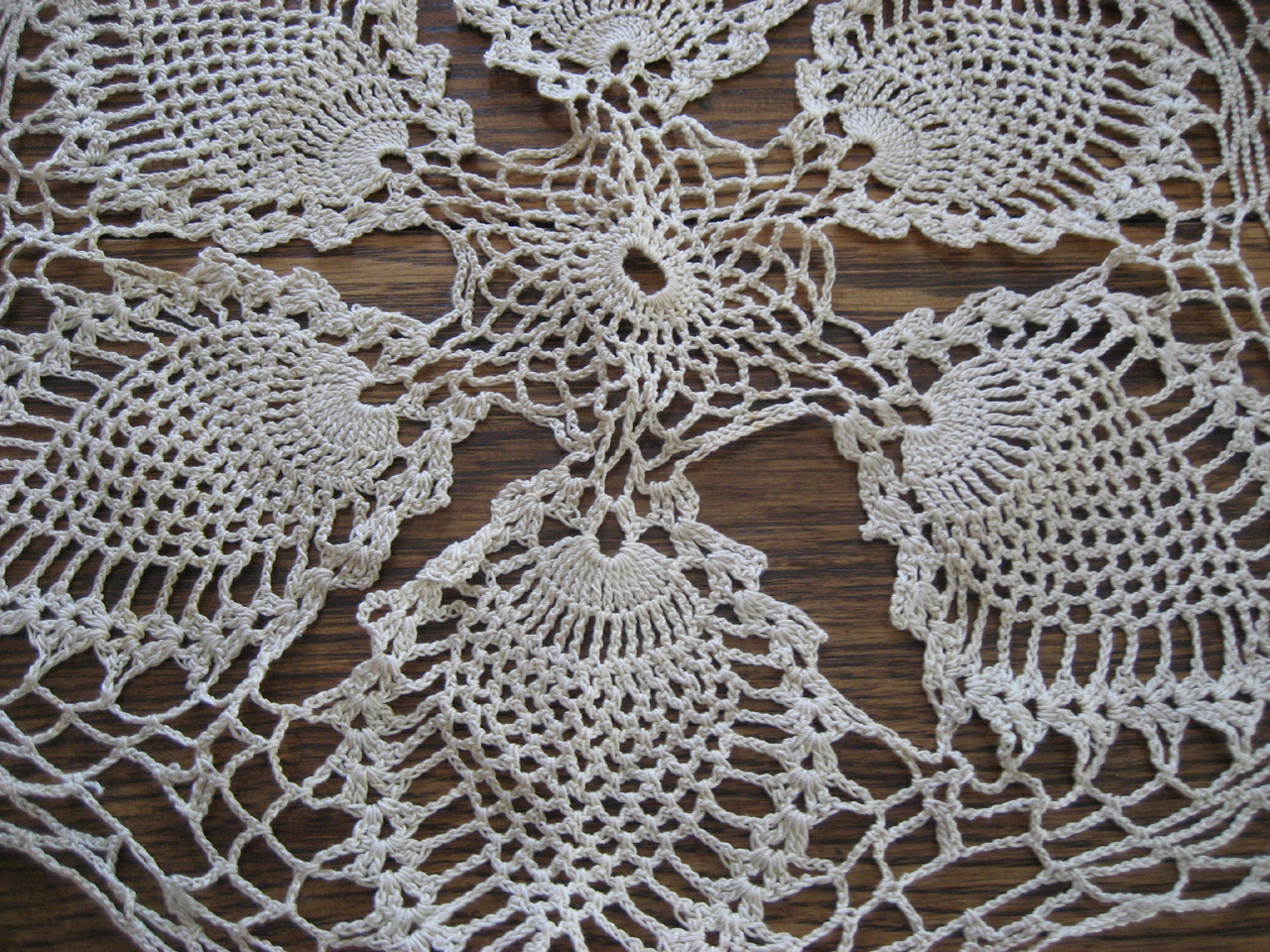 Pineapple Style Doily