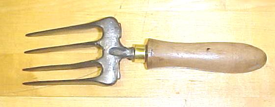 Antique Garden Hand Tool Fork Claw Cultivator