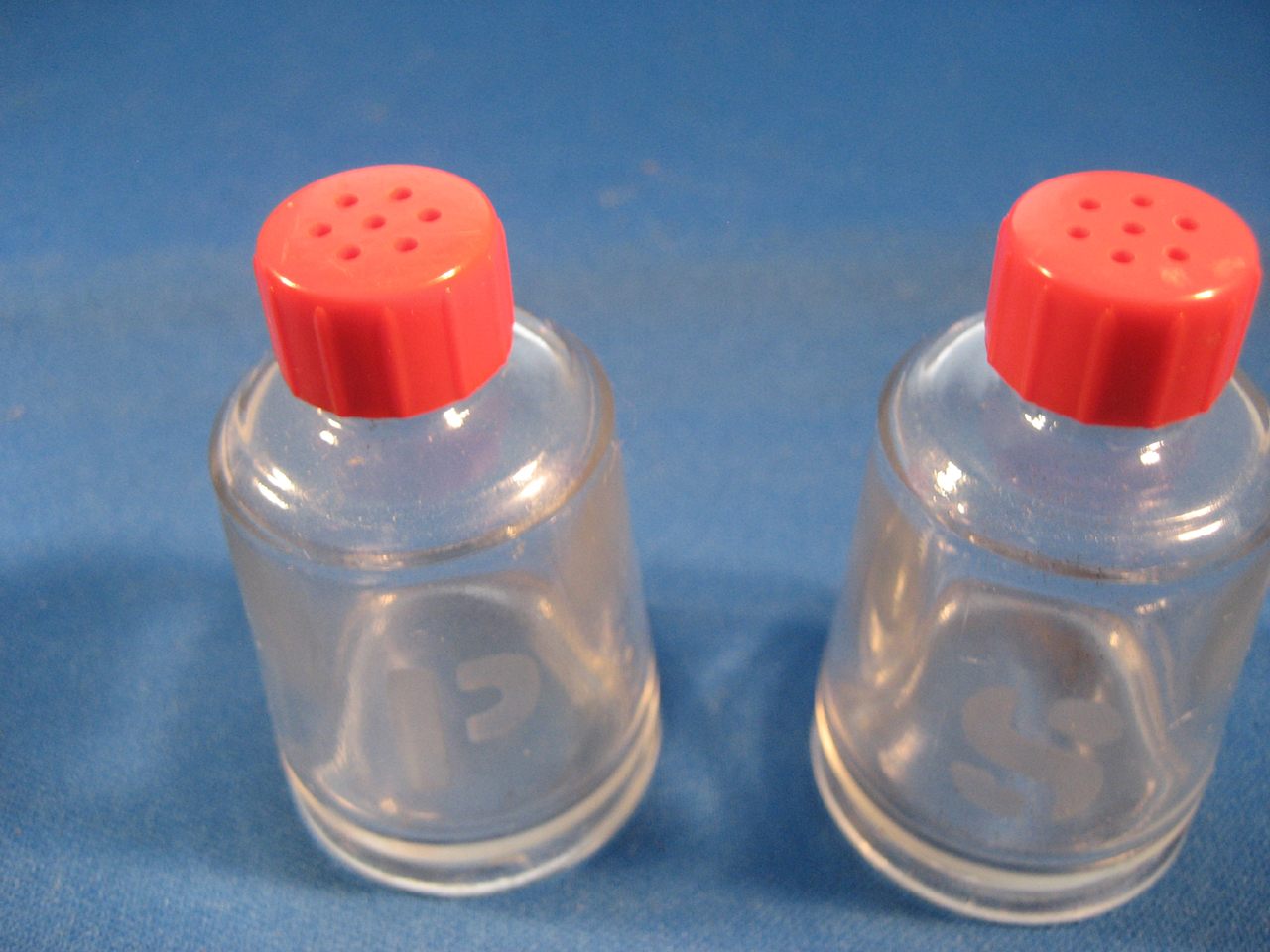 Red Cap Salt and Pepper Shakers