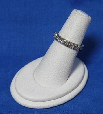 Ring 14K White Gold Diamond Wedding Eternity