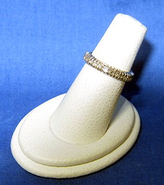 Ring 14K White Gold Diamond Wedding Eternity