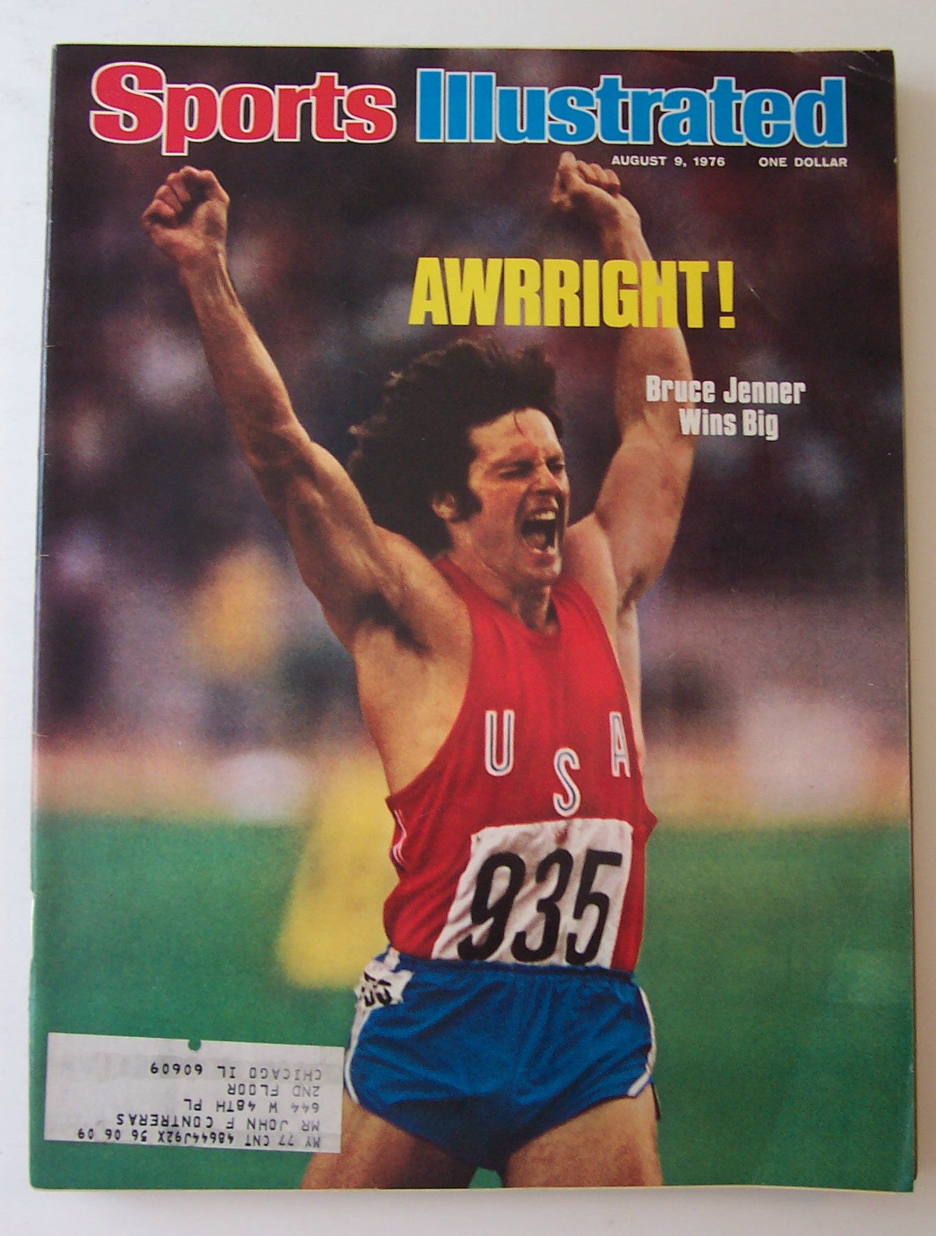 Sports Illustrated Magazine -Aug 9, 1976- Bruce Jenner