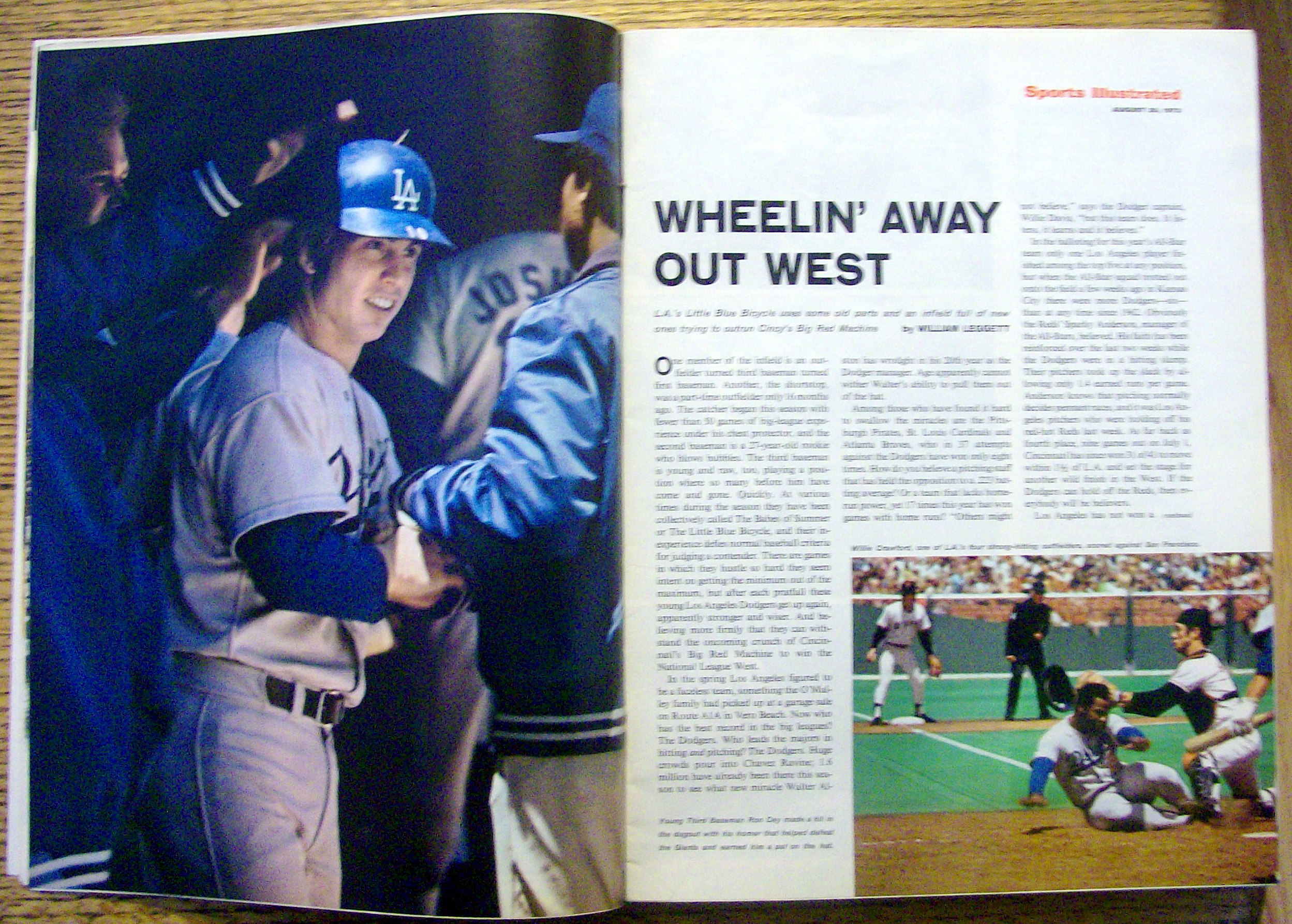 Sports Illustrated Magazine-August 20, 1973-Dodgers