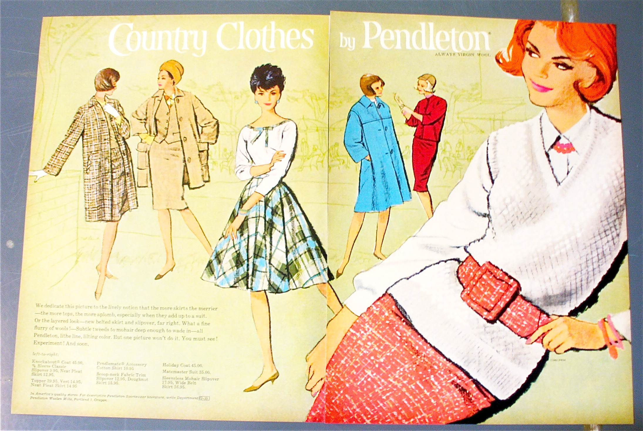 1963 Country Clothes By Pendleton with Women