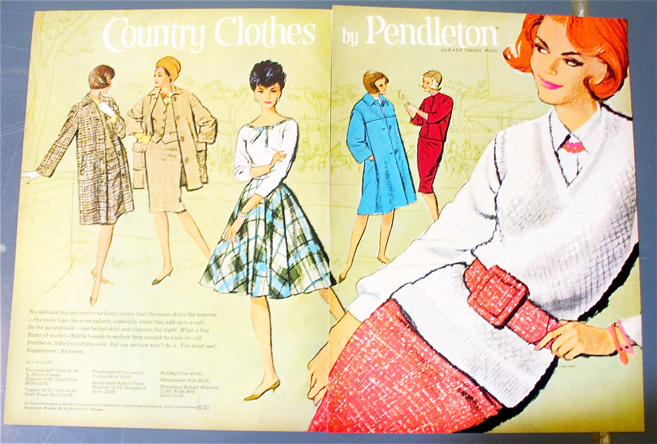 1963 Country Clothes By Pendleton with Women