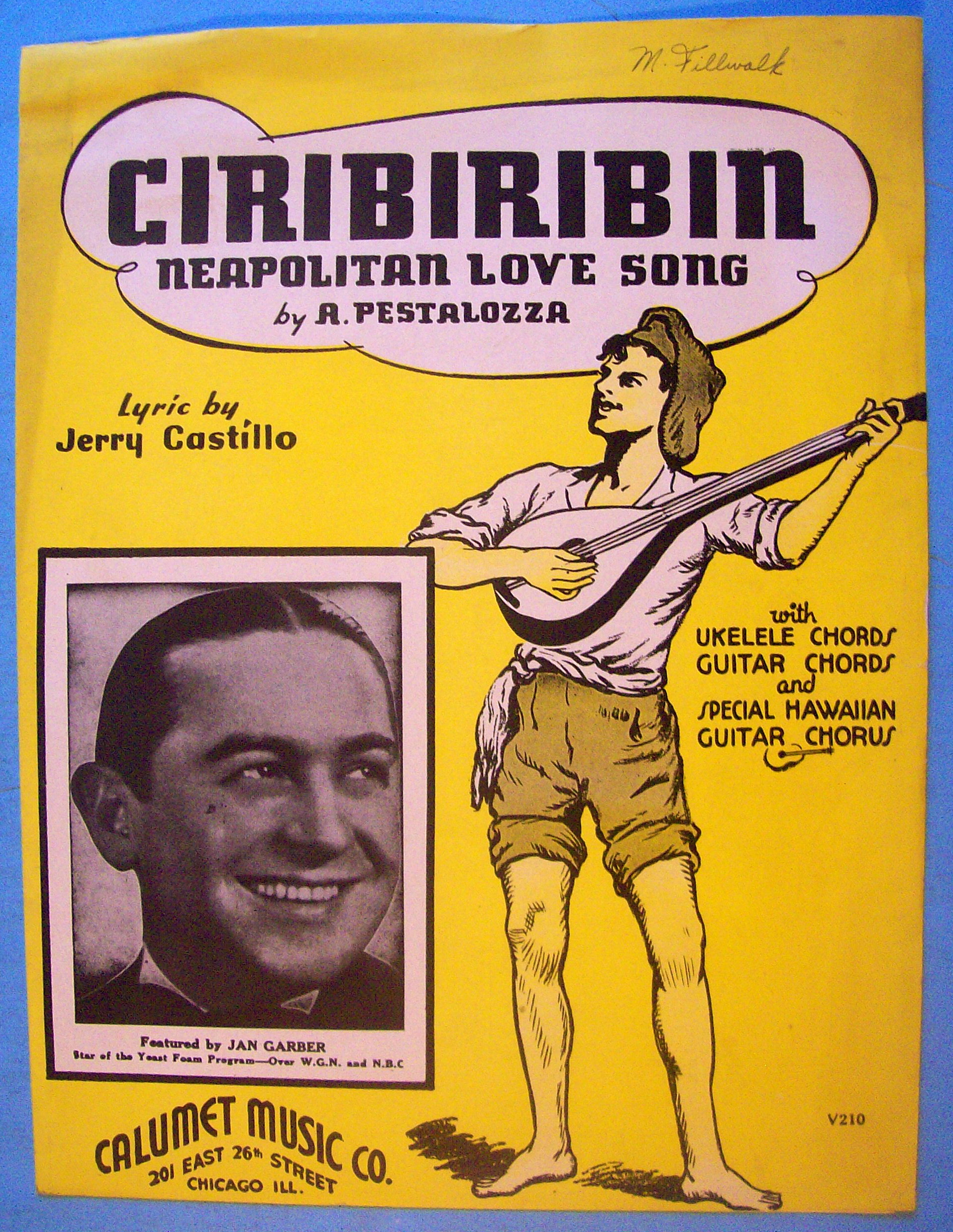Ciribiribin 1935 A Pestalozza (Neapolitan Love Song)
