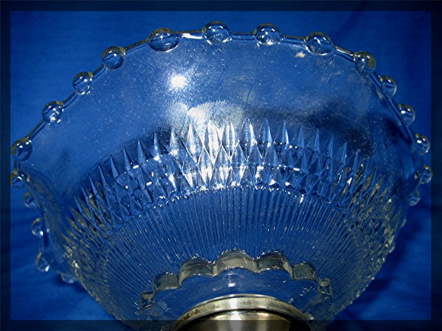 Candy Dish, Duchin Sterling, footed crystal