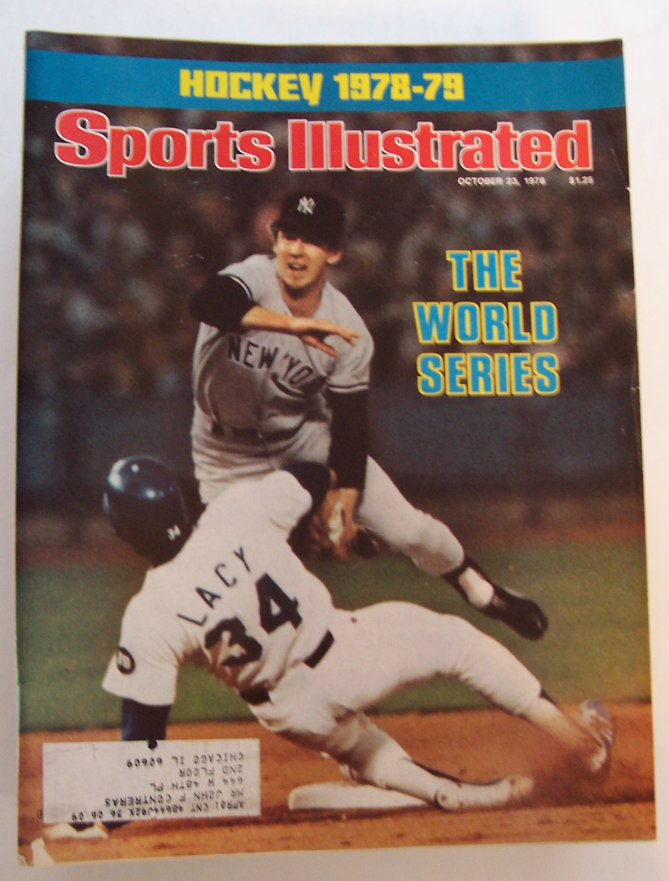 Sports Illustrated Magazine-October 23, 1978-W. Series