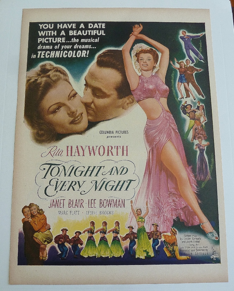 1945 Tonight & Every Night With Rita Hayworth