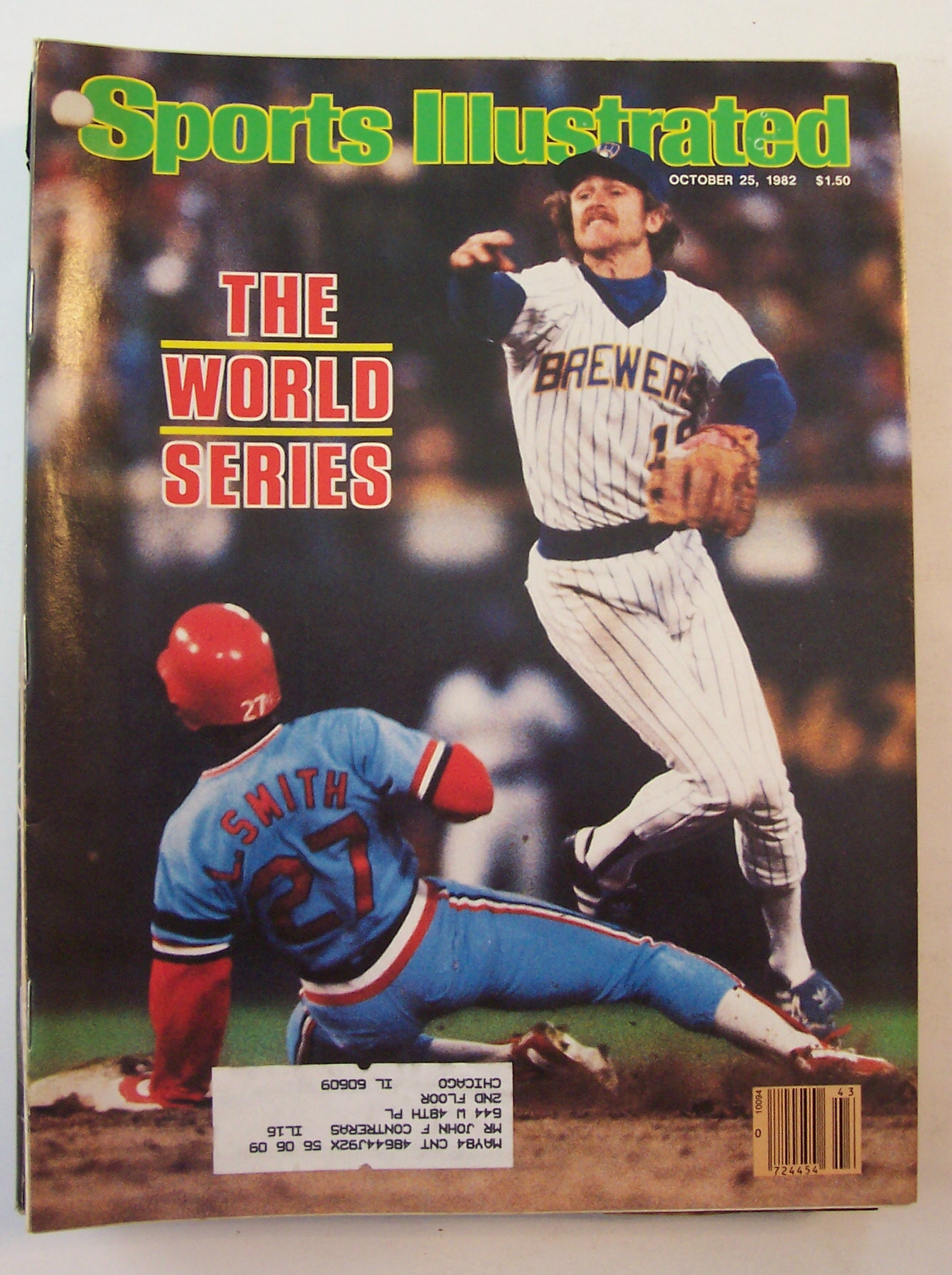 Sports Illustrated Magazine -Oct 25, 1982- World Series