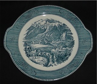 Royal Currier and Ives Plate