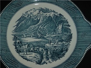 Royal Currier and Ives Plate