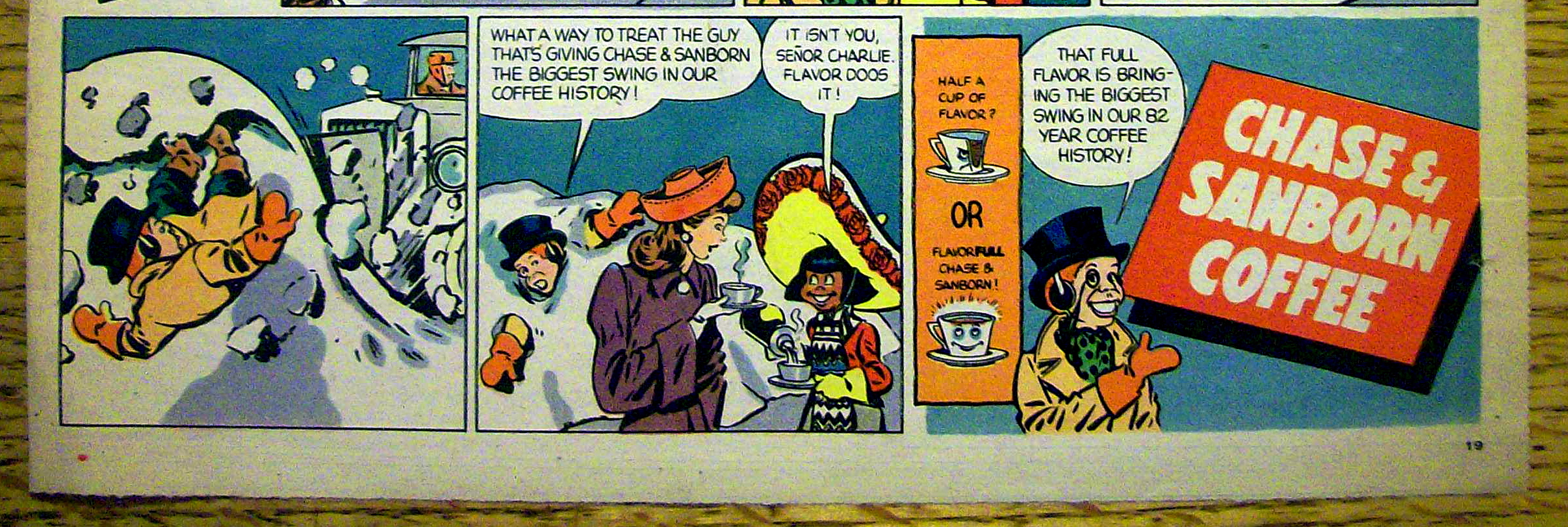 1946 Chase & Sanborn Coffee with Charlie Mc Carthy