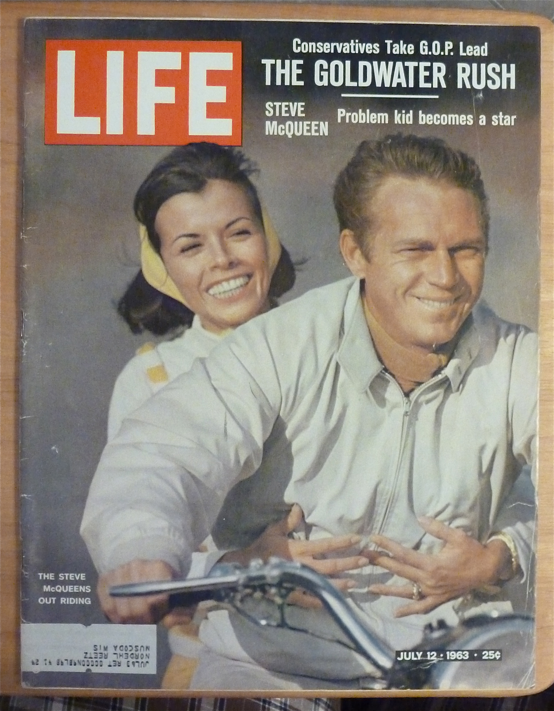 Life Magazine-July 12, 1963-Steve McQueen