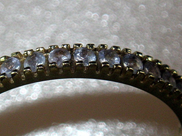 Ring 14K Yellow Gold Tanzanite Eternity Ring