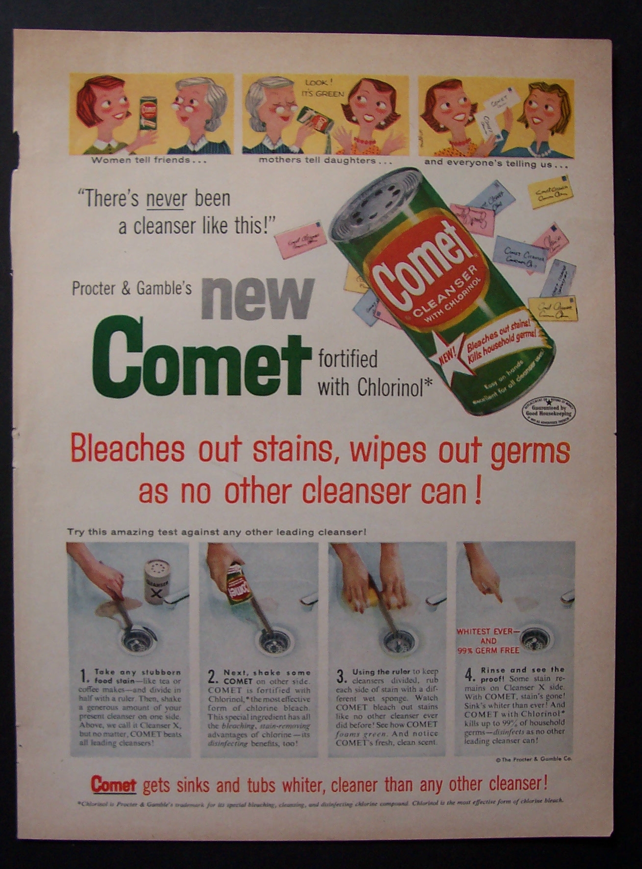 1957  Comet  Cleanser