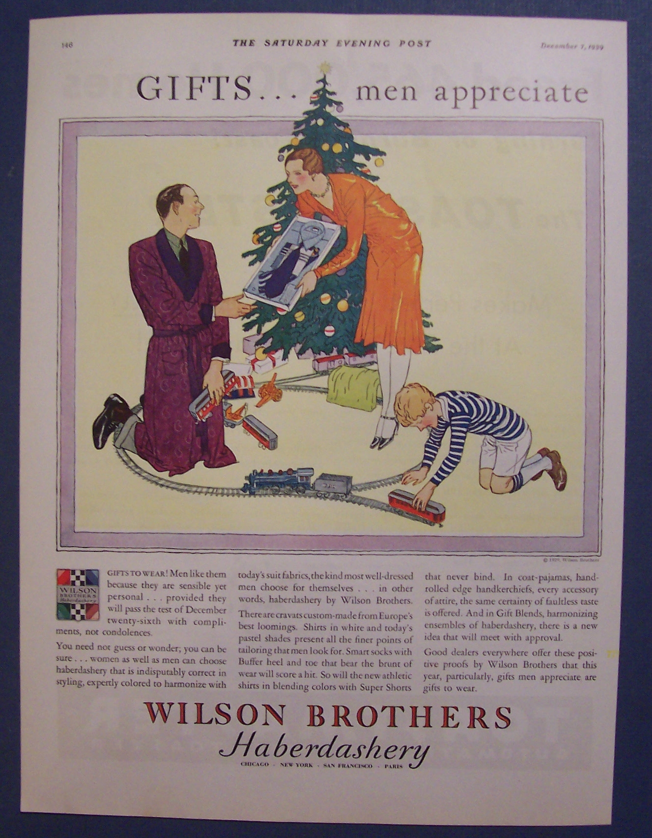 1929 Wilson Brothers Haberdashery
